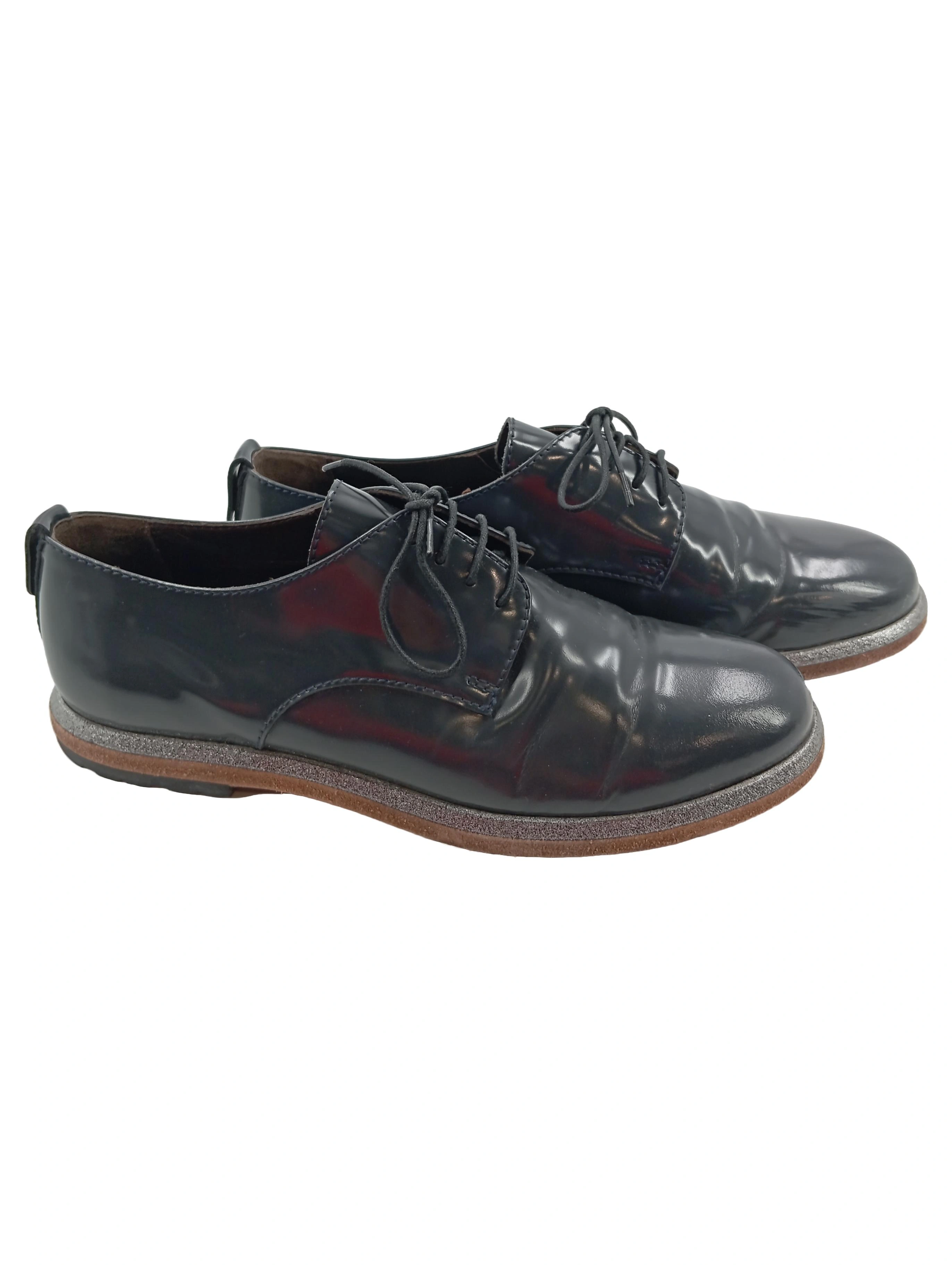 AGL ATTILIO GIUSTI LEOMBRUNI Damen Schnürschuhe Gr. 37 Schwarz Elegant 1