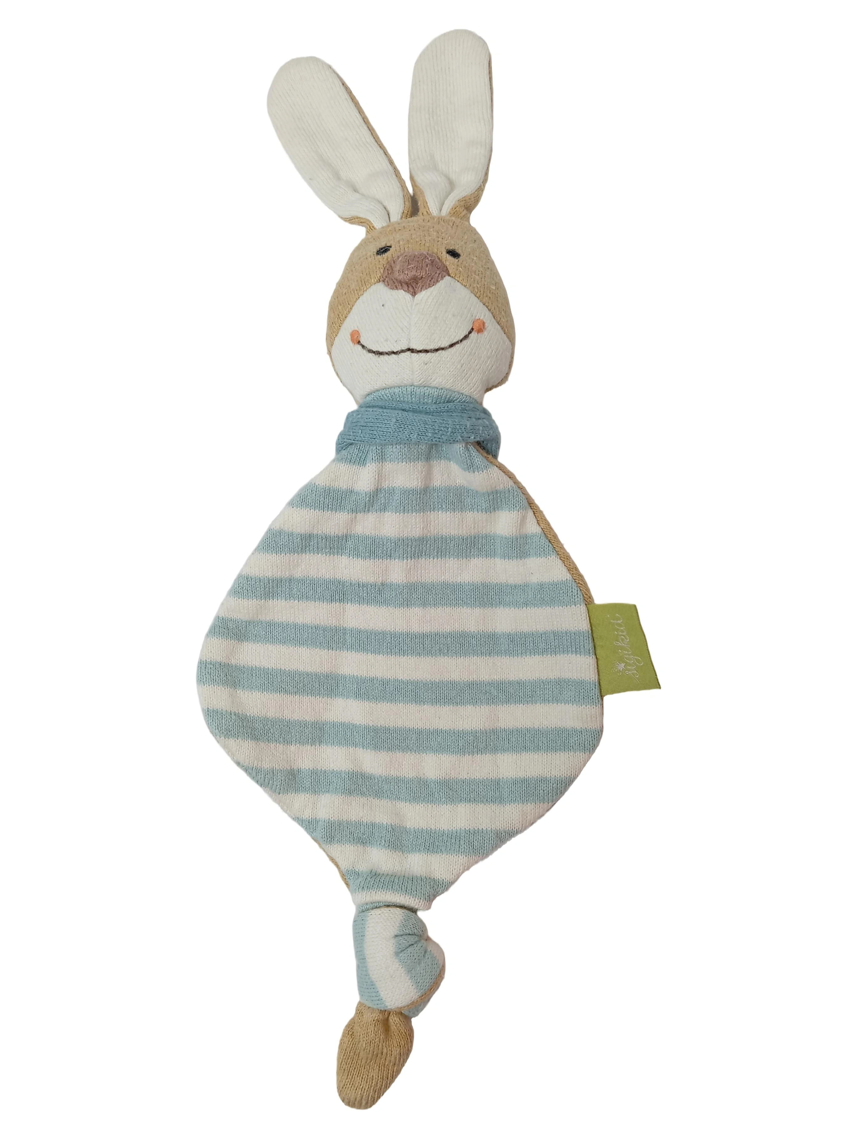 SIGIKID Schmusetuch Hase Baby Kuscheltuch Mehrfarbig Baumwolle 1