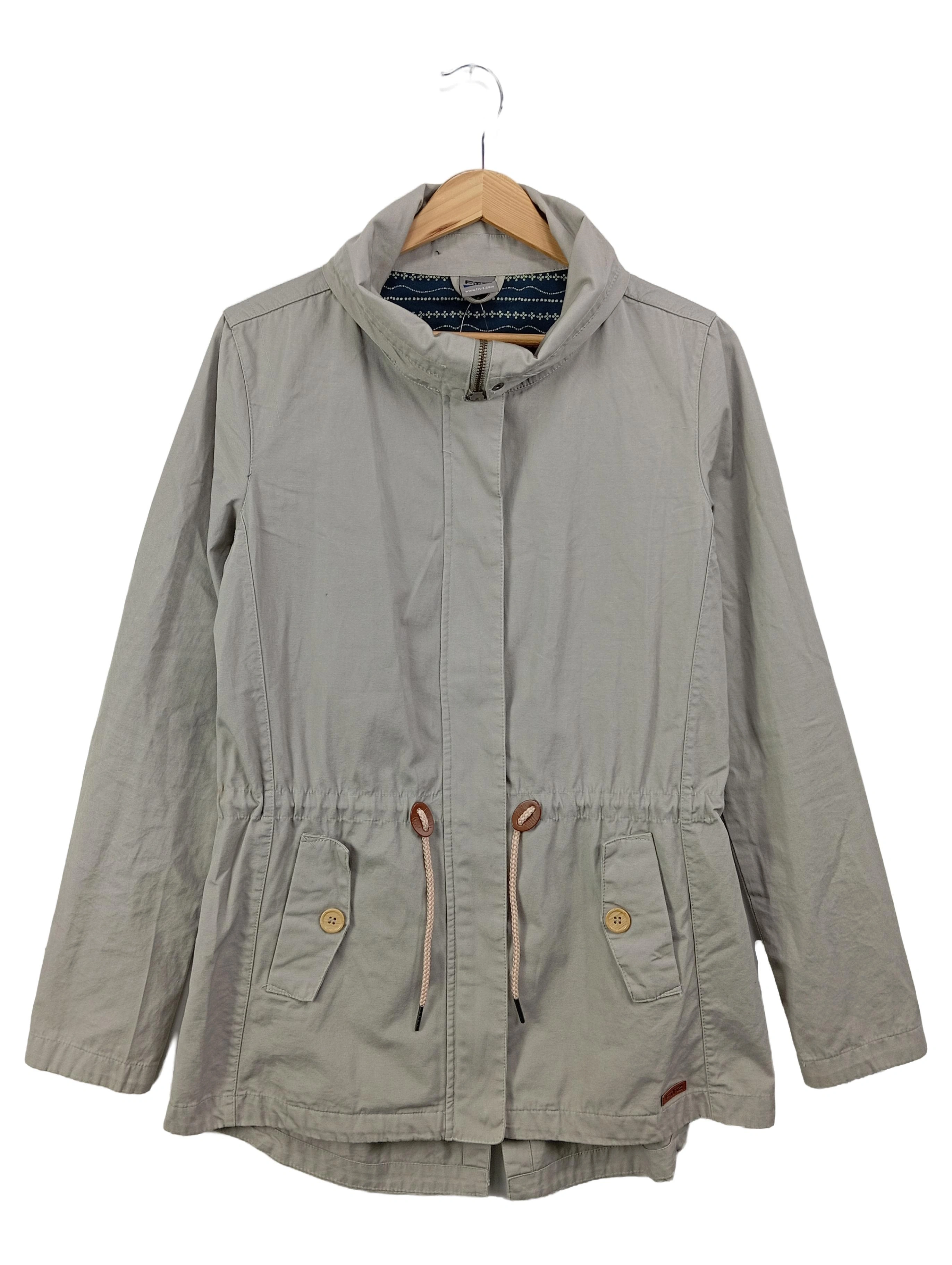 FIT-Z Damen Leichter Mantel Jacke 176/182 Grau 1