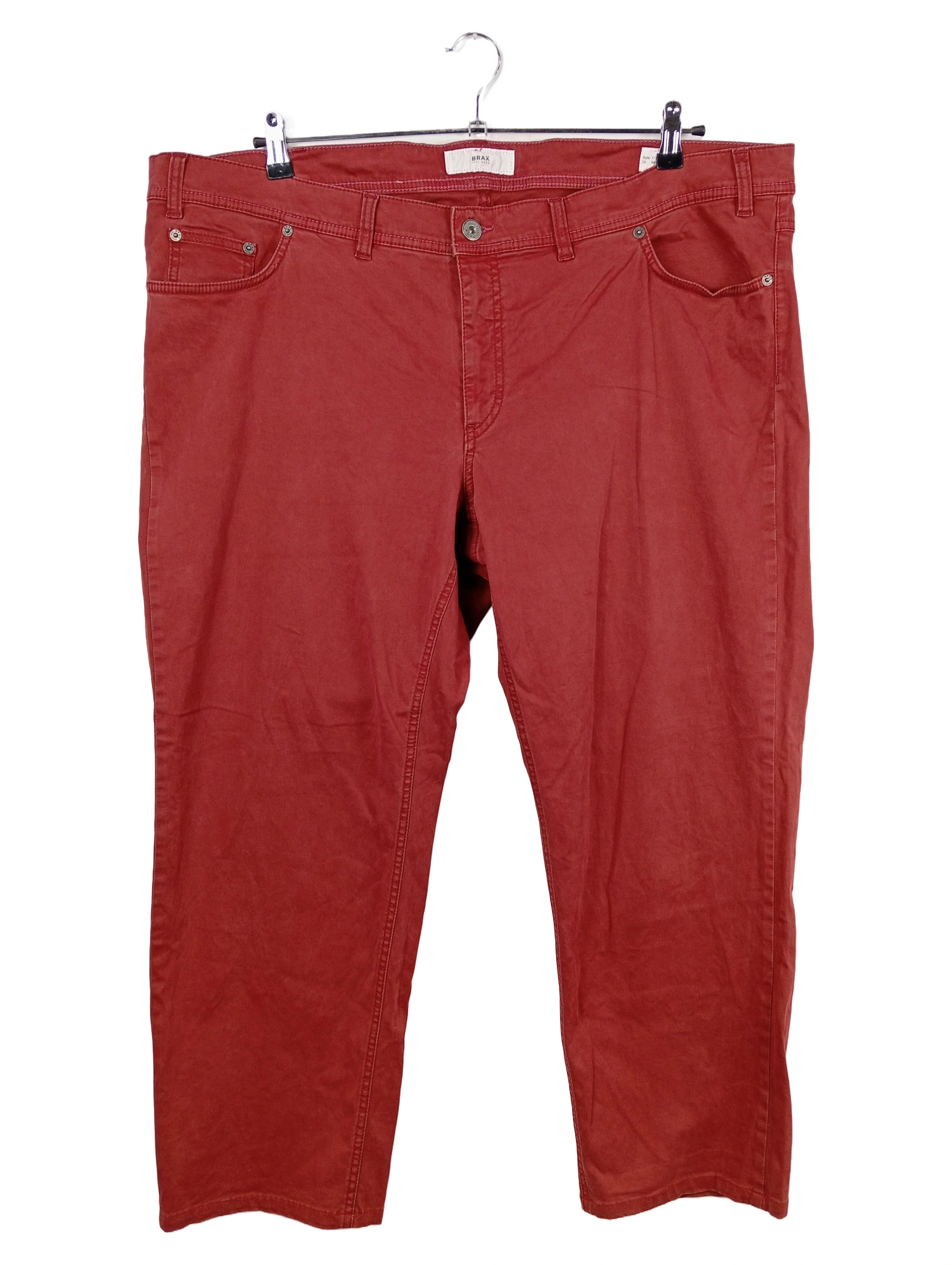 BRAX Herren Stoffhose W30/46 S Rot Casual 1