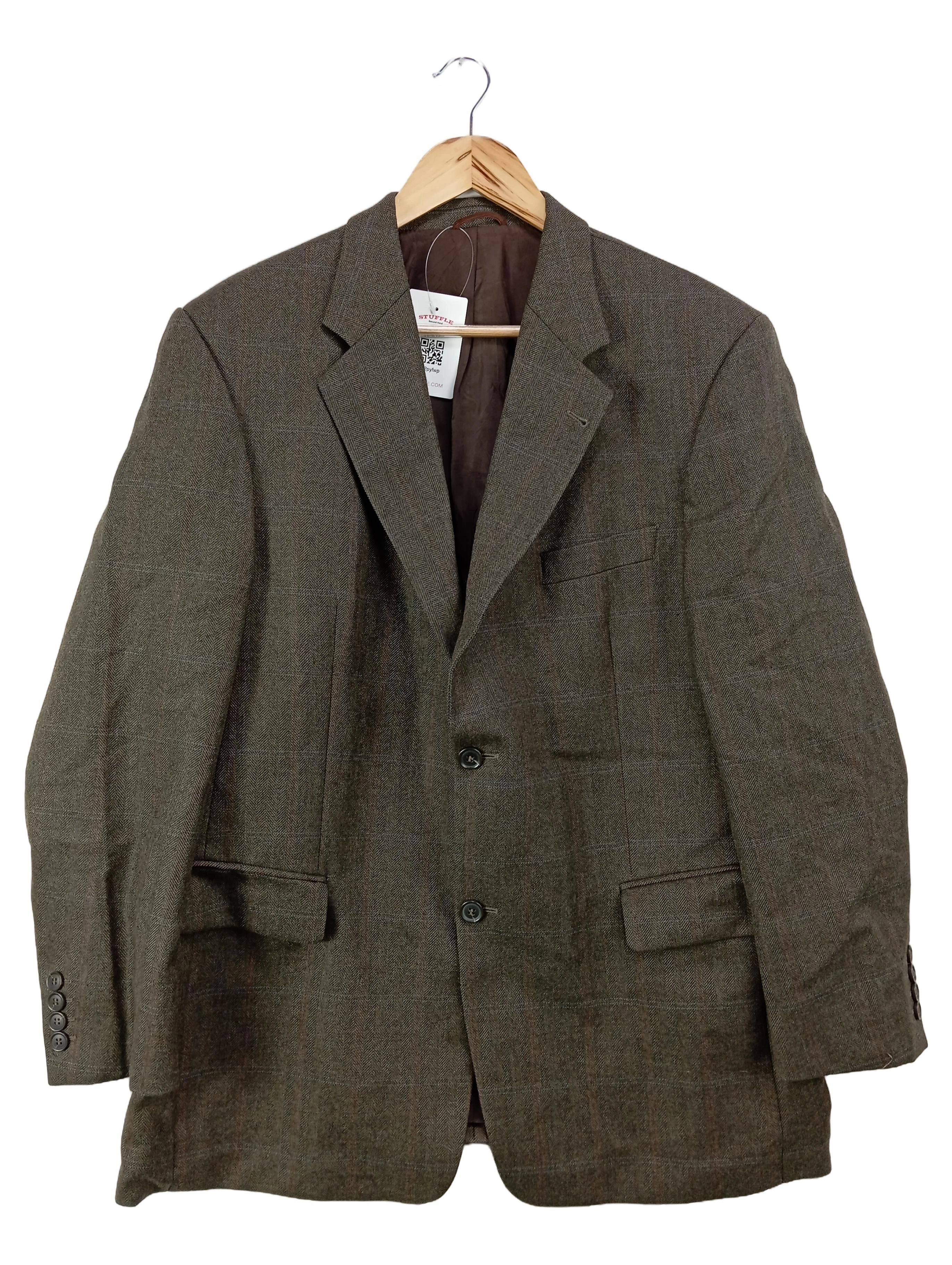 BARUTTI Herren Sakko Gr. 44/M Braun Klassisch Business Blazer Jackett 1
