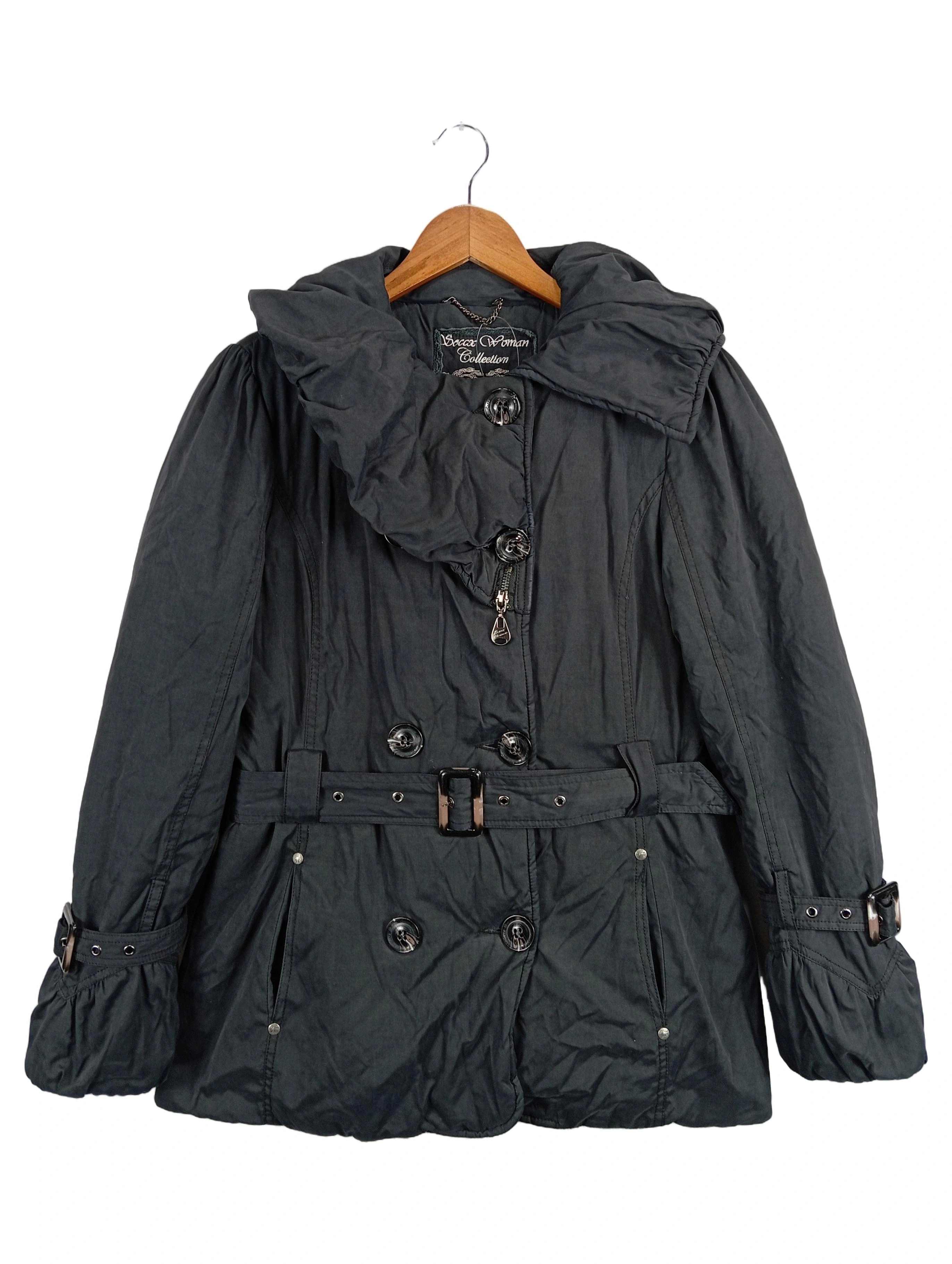 SOCCX Damen Steppjacke Gr. 38/M Grau Elegant Gesteppt 1