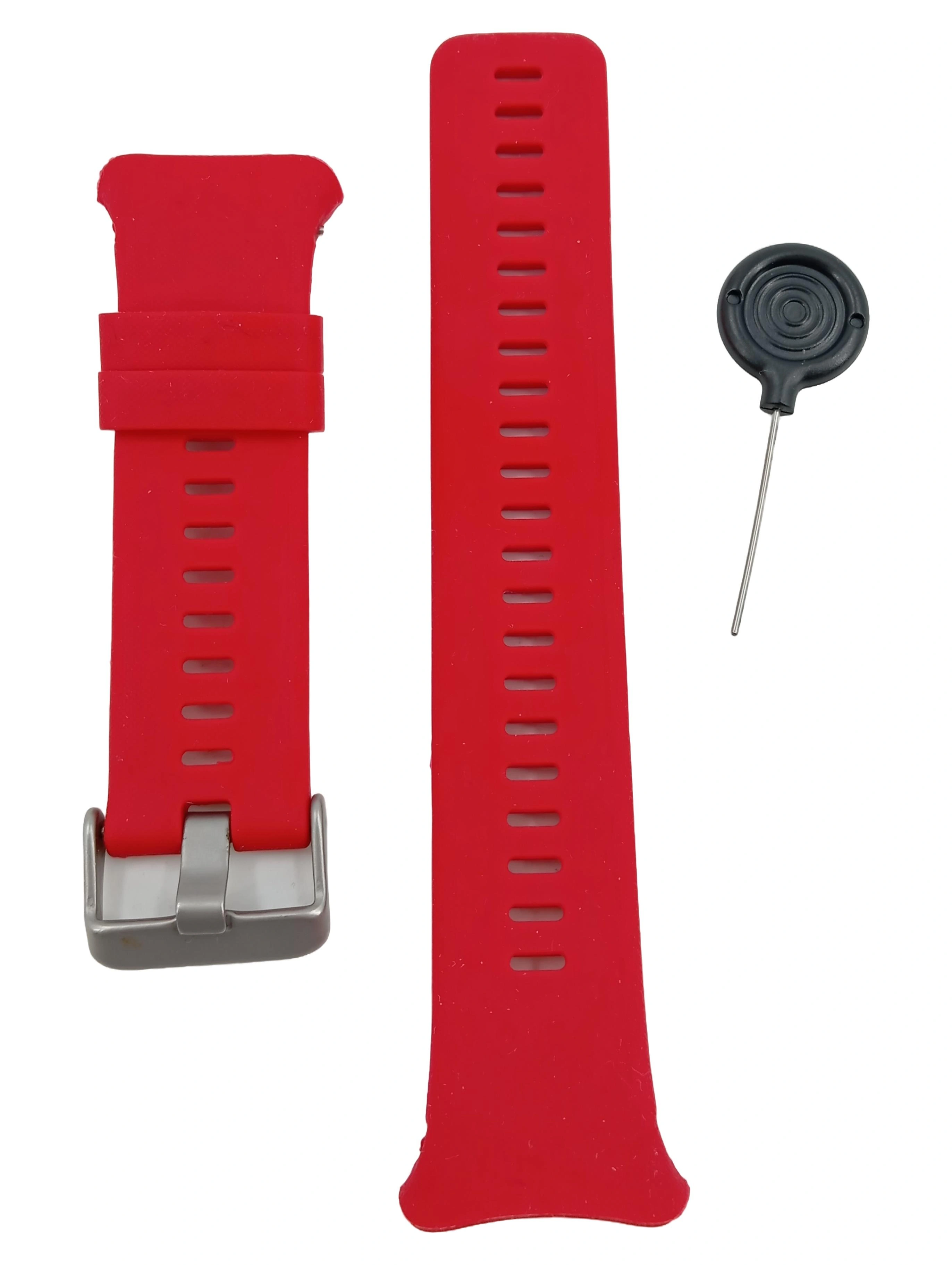 Ainfox Smartwatch Armband Silikon Ersatzband Rot mit Werkzeug 1