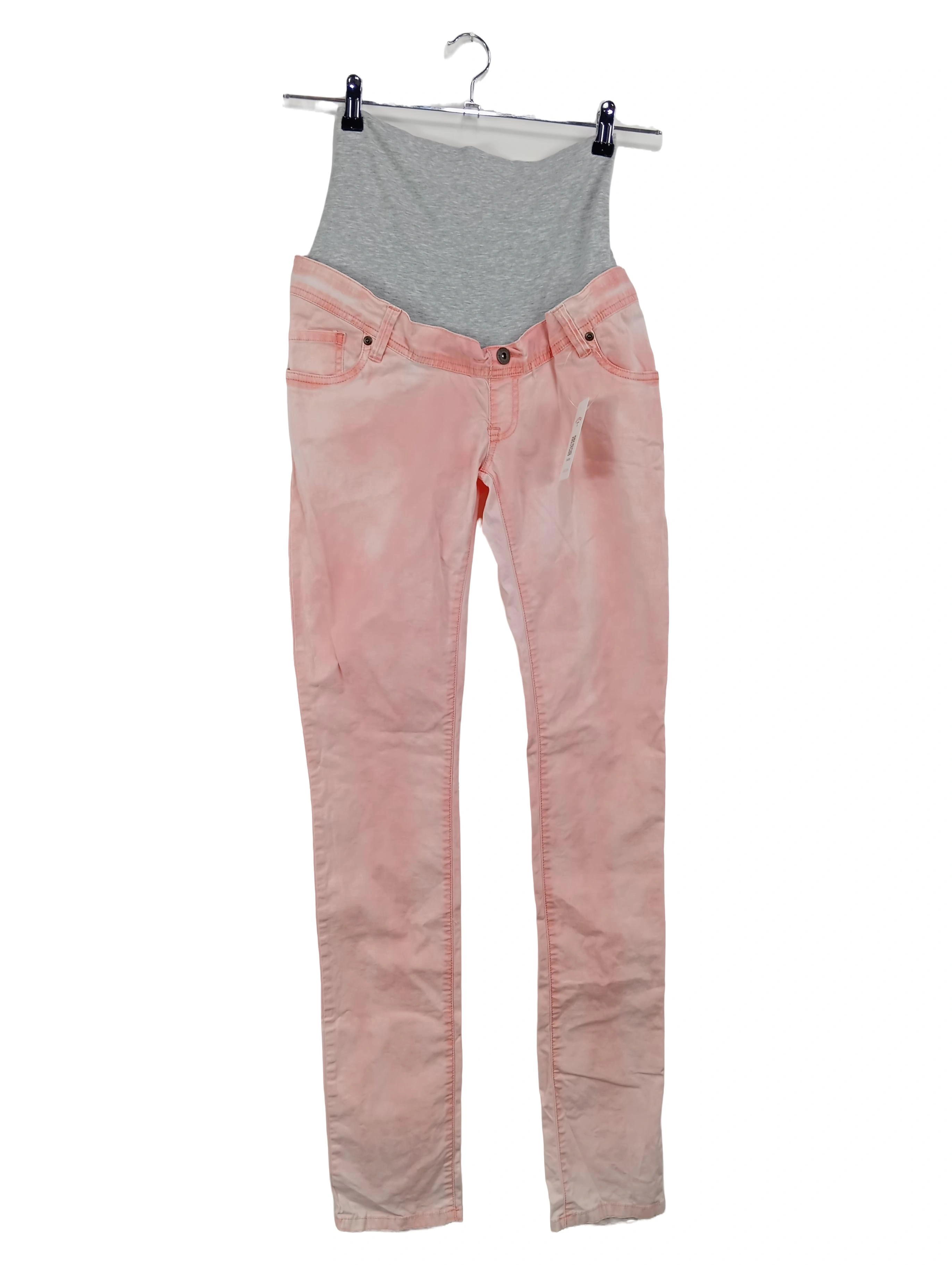 LOVE2WAIT Umstandshose Damen W28/36/S Rosa Casual Jeans 1