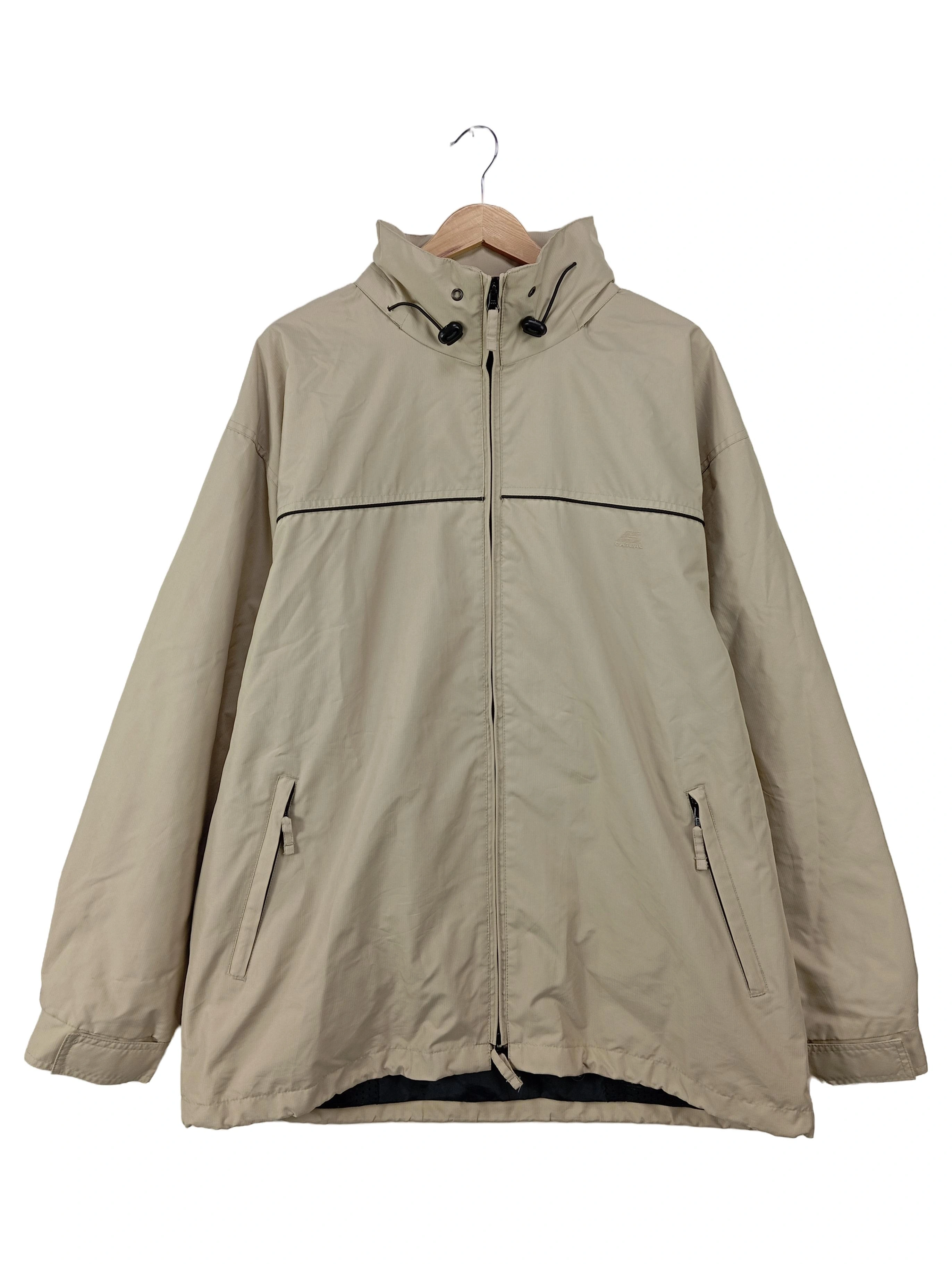 LE FROG Leichte Jacke Herren 56;XL Beige Casual Polyester 1