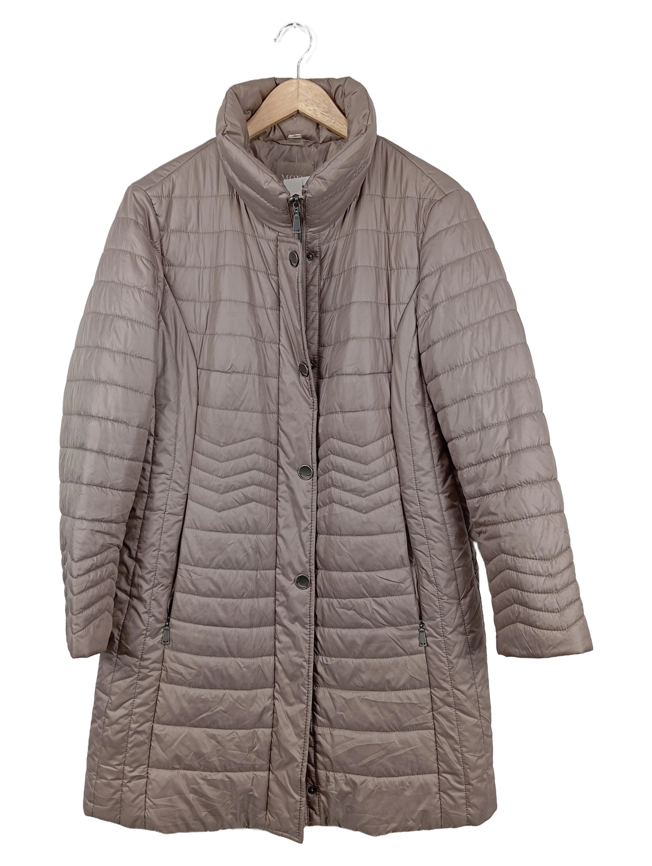 MONA Damen Steppmantel Grau Gr. 36/S Klassisch Elegant Übergangsjacke 1