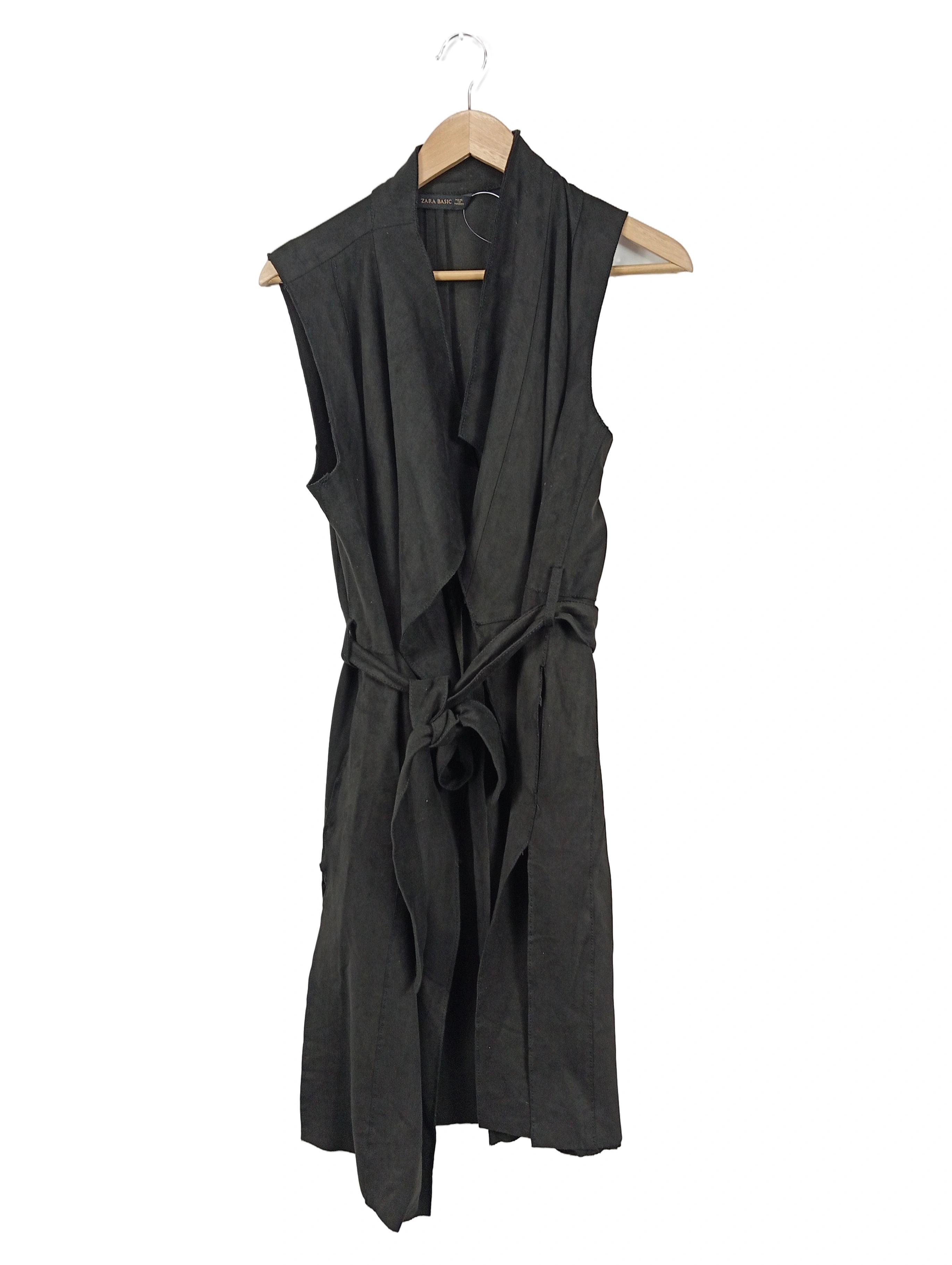 ZARA Damen Leichte Weste Schwarz Gr. 38/M Basic Modern Minimalistisch 1