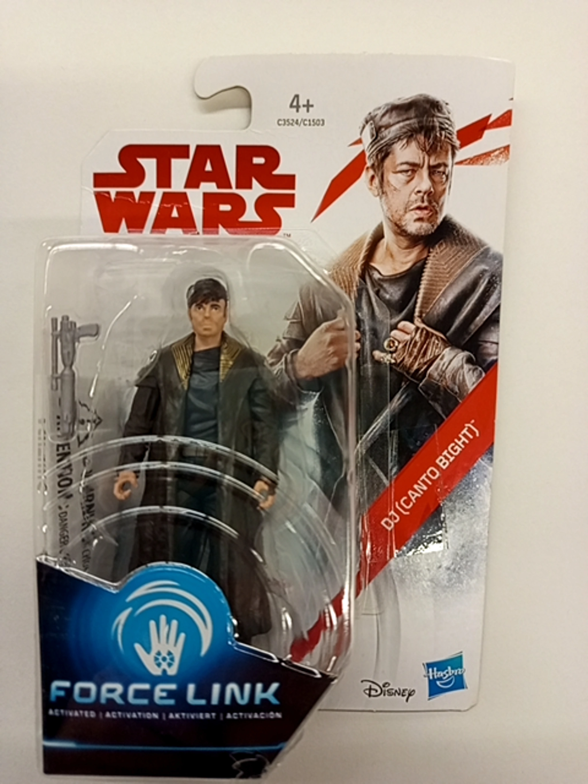 Star Wars Actionfigur DJ Canto Bight Force Link Schwarz 9.5cm Kinder 1
