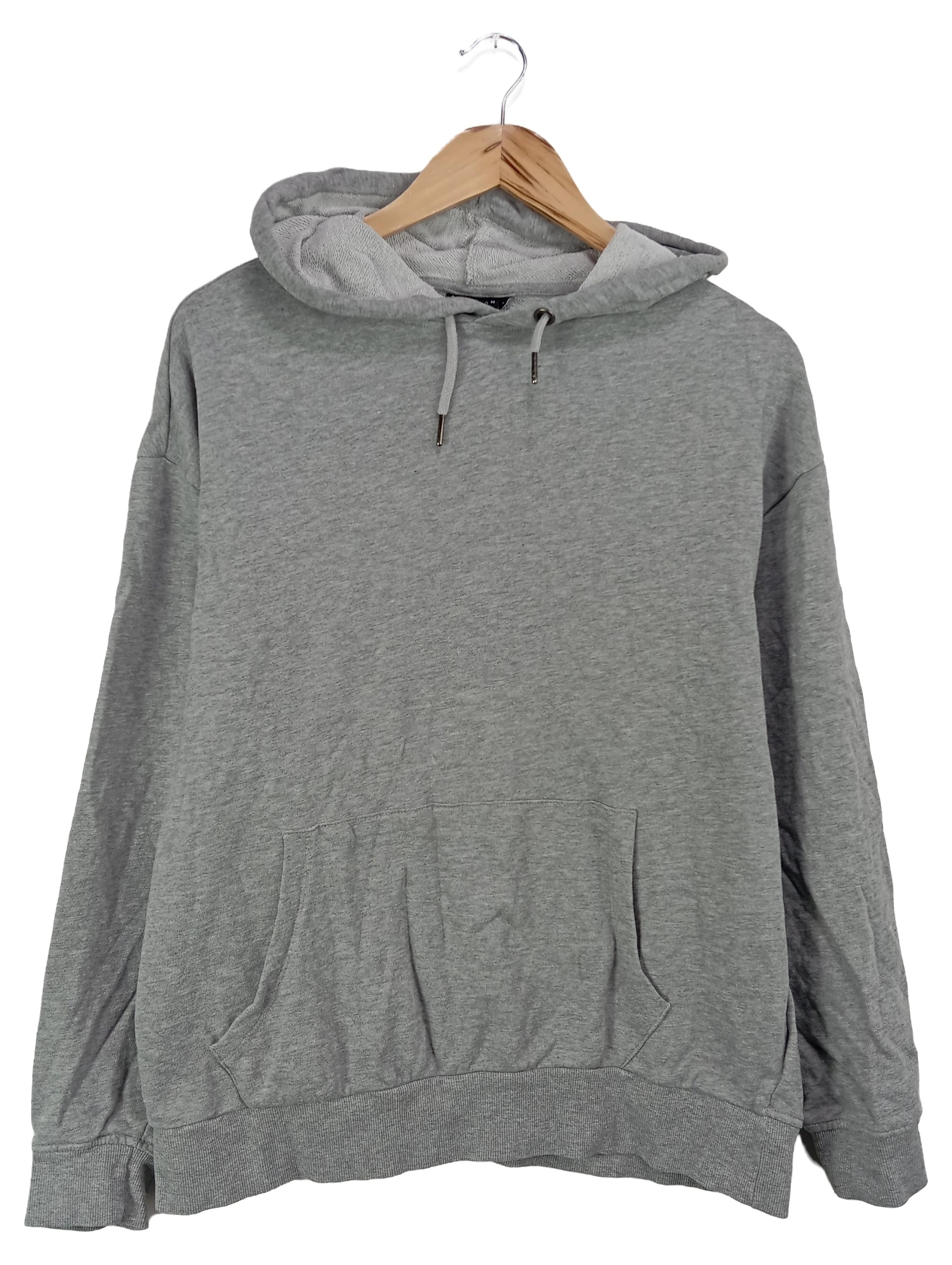 ASOS Damen Kapuzenpullover Hoodie Grau Gr. 34/XS Casual Basic 1