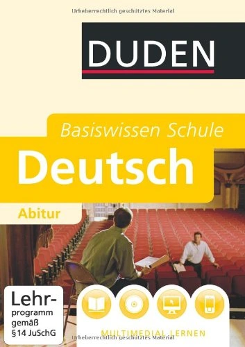 Duden Basiswissen Schule Deutsch Abitur Multimedial Lernen 1