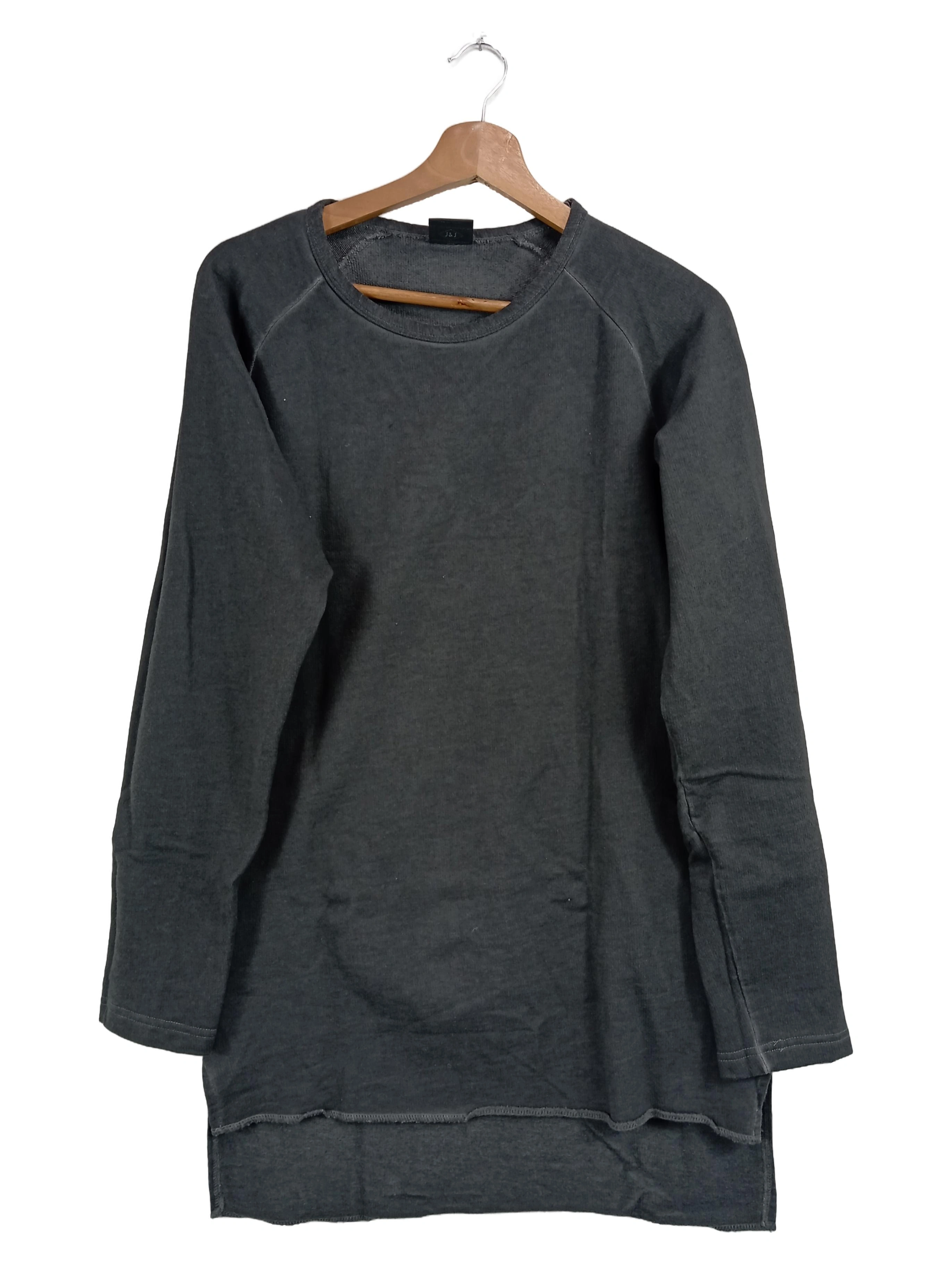 JACK & JONES Pullover Damen Grau Gr. 34/XS Basic Melierter Baumwolle Langarm 1