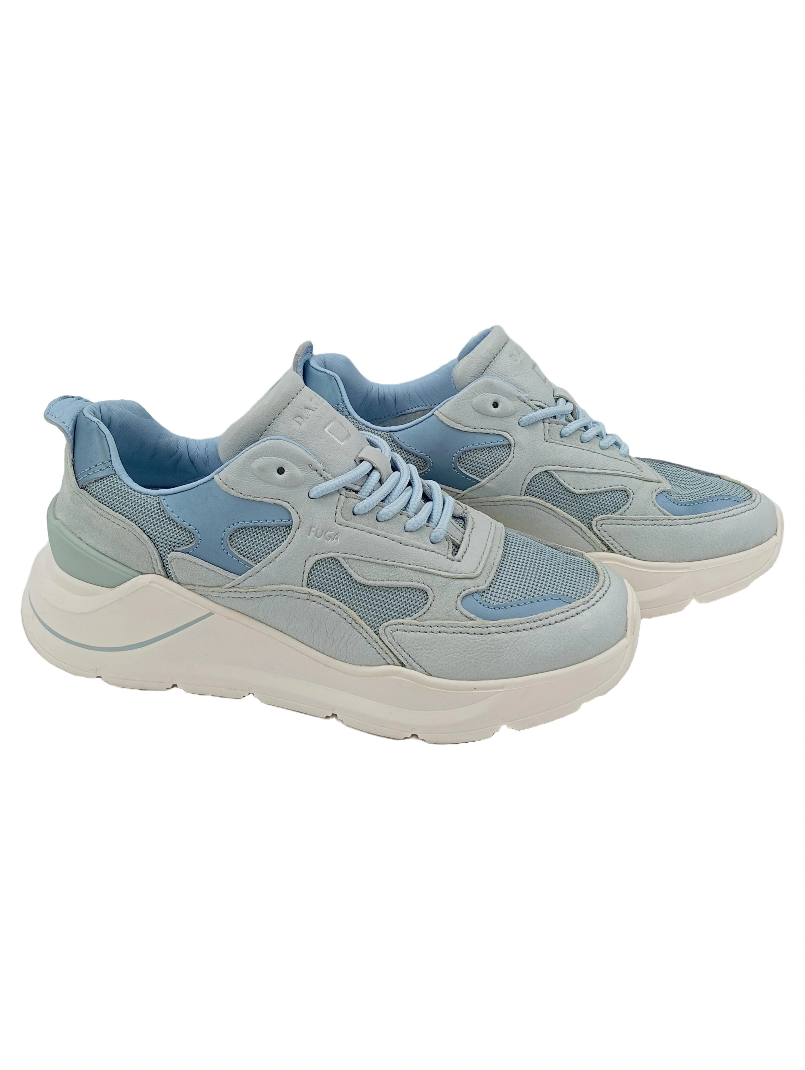 D.A.T.E. Sneaker low Herren 36 Blau Casual Sportlich 1