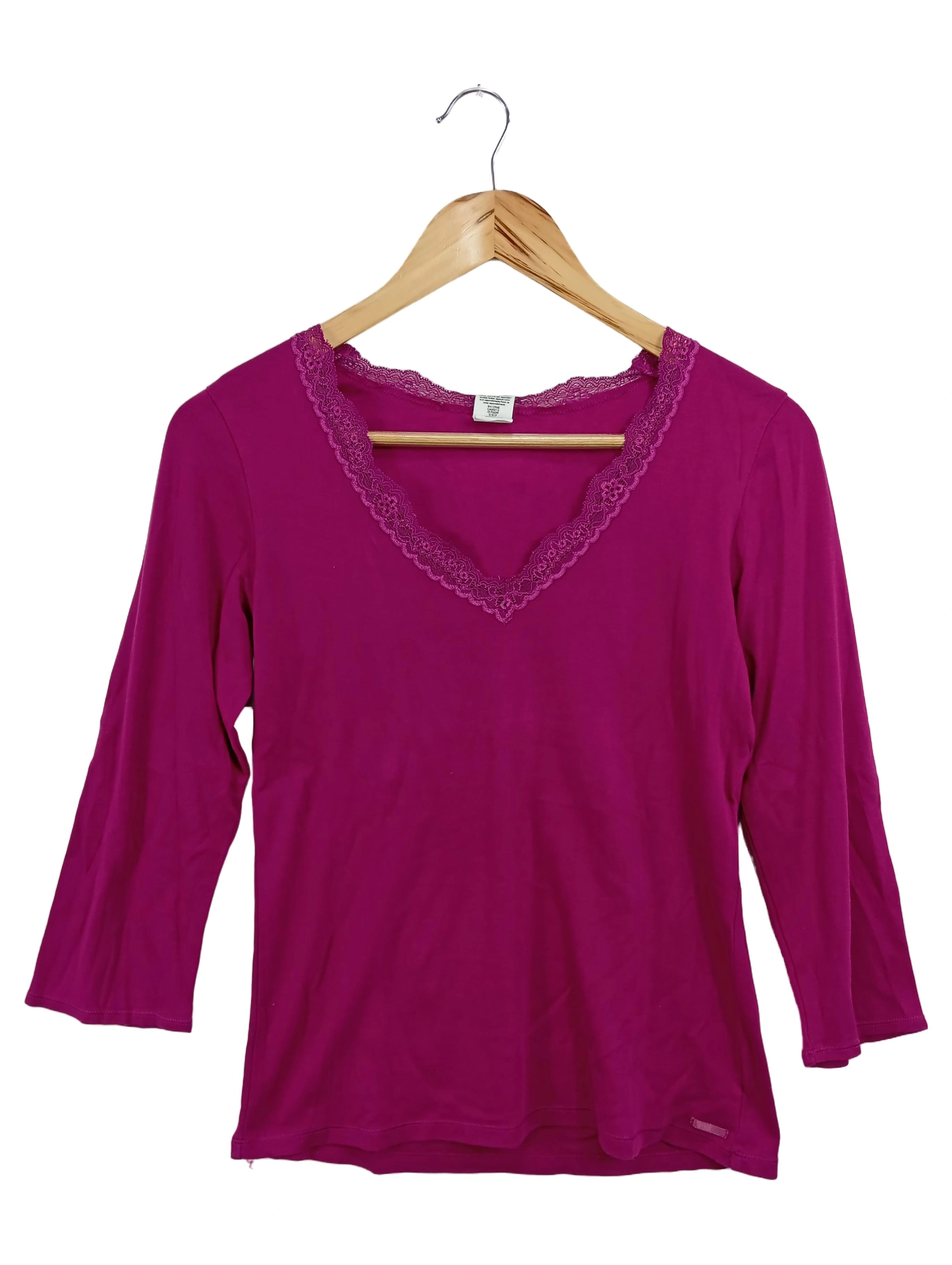Calvin Klein Damen Nachthemd Sleepwear Pink Spitze Gr. 36 S 1