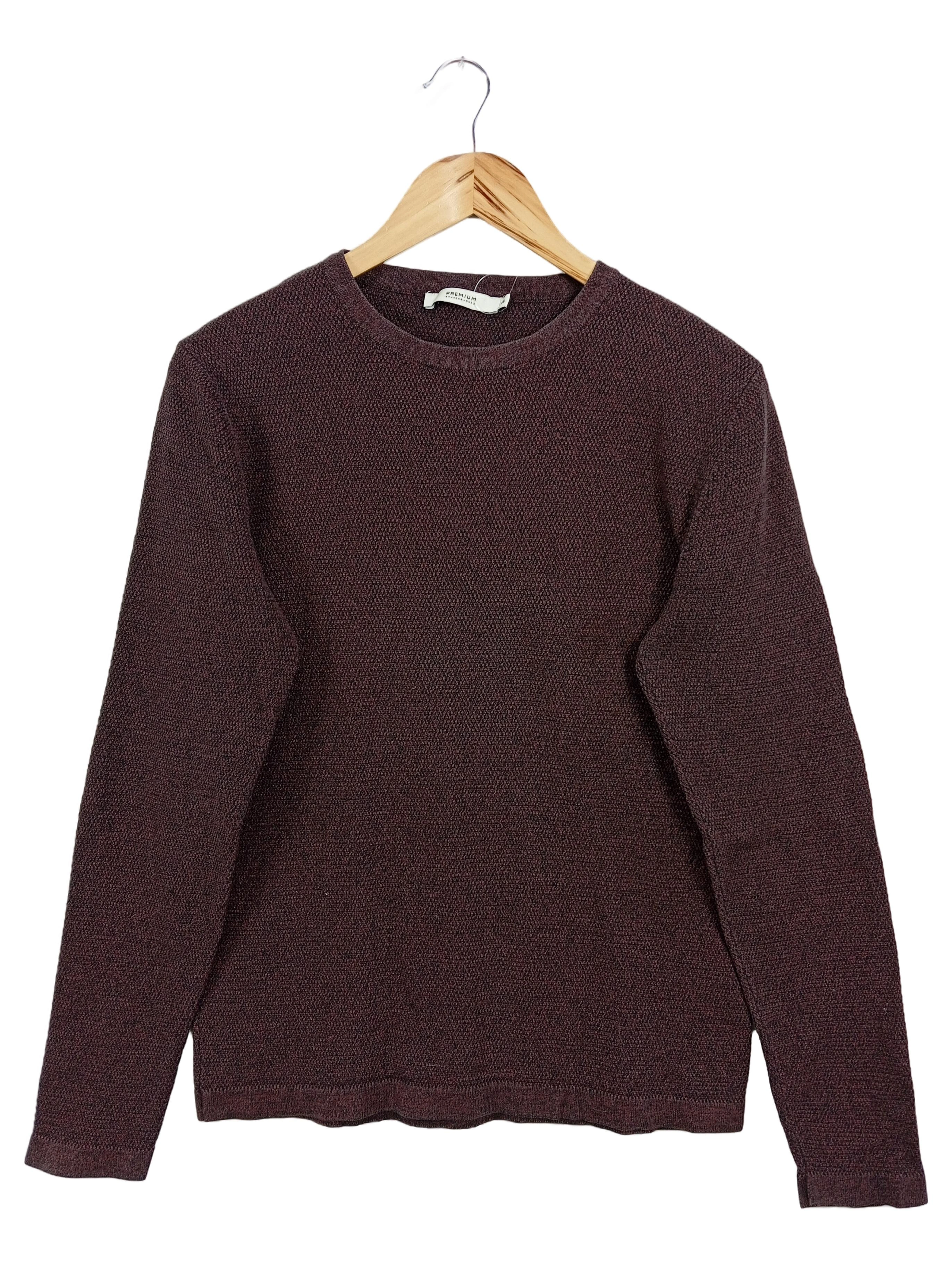JACK & JONES Herren Pullover Gr. 44/XS Braun Casual Strick Langarm 1