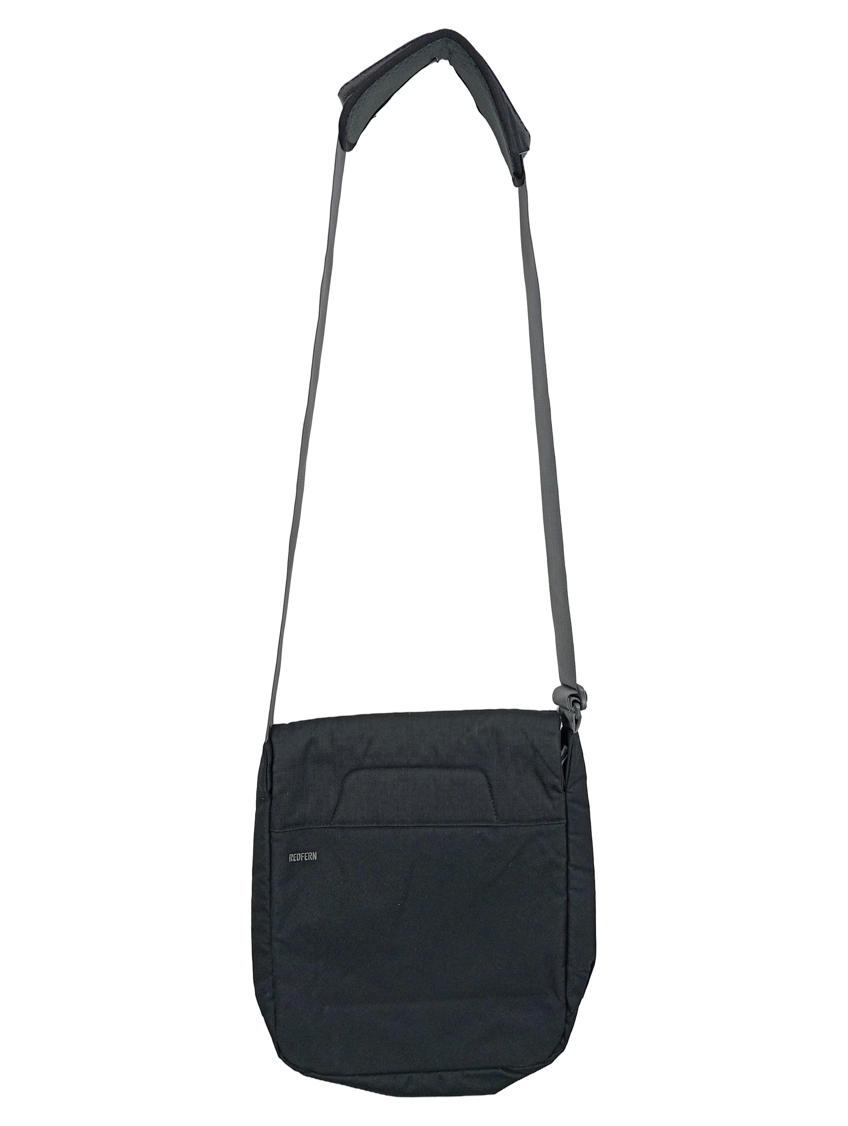 JACK WOLFSKIN Umhängetasche Herren Schwarz Casual RED LION Messenger Bag 30x34cm 1