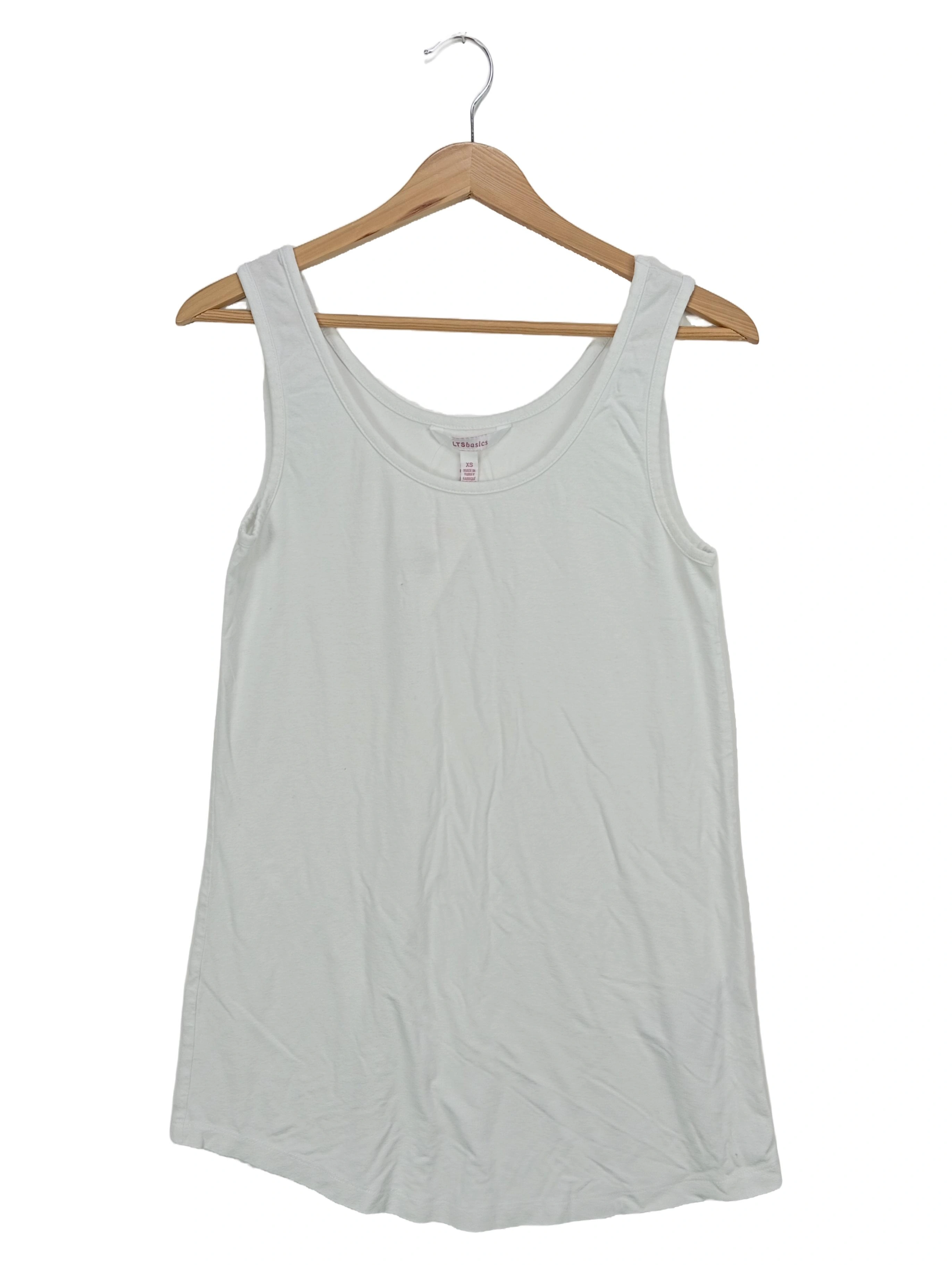 LTB Top Damen Gr. 34/XS Weiß Basic Tanktop Viskose Elasthan 1