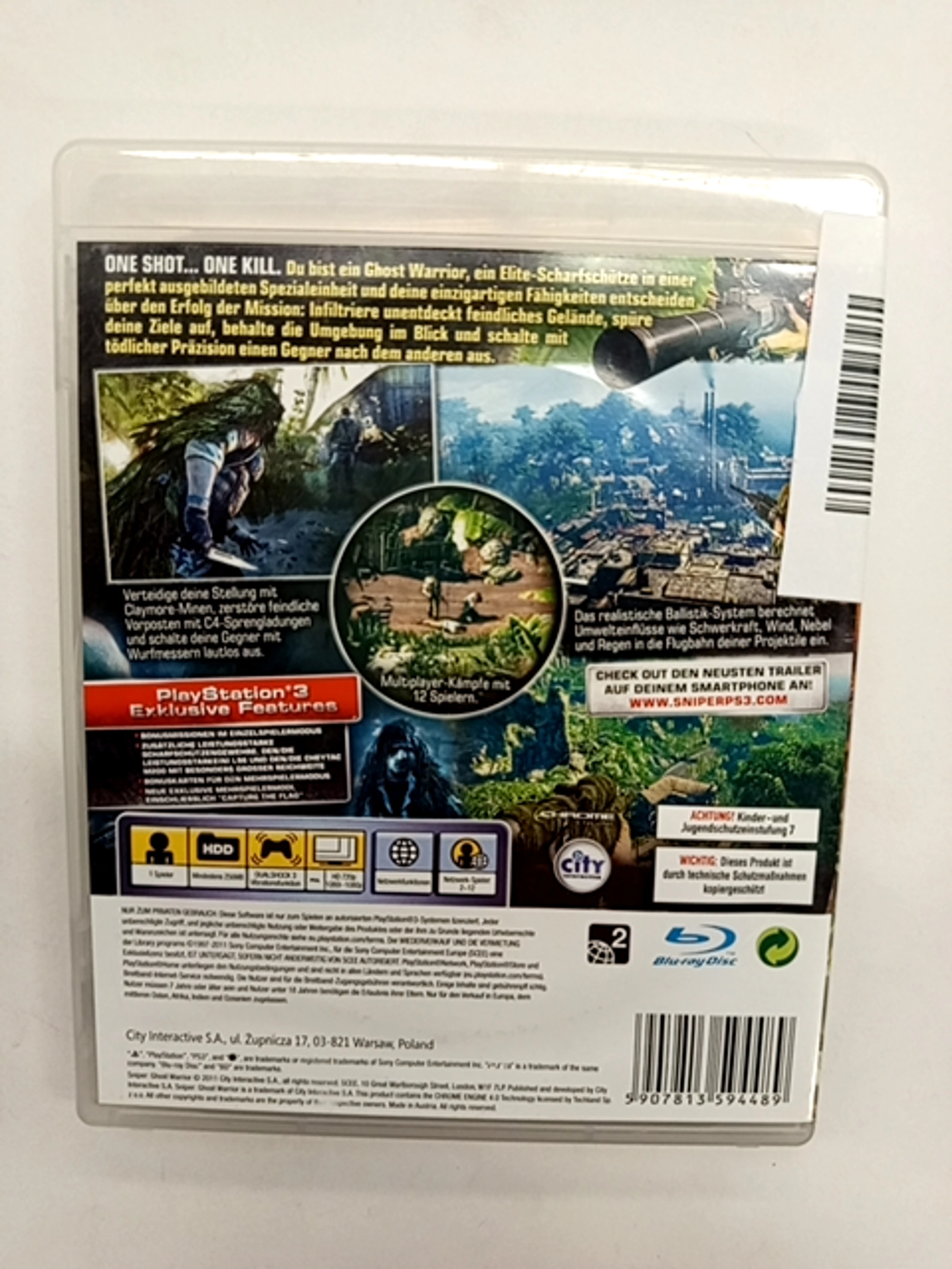 City Interactive Sniper Ghost Warrior PS3 Actionspiel Deutsch Ab 18 1