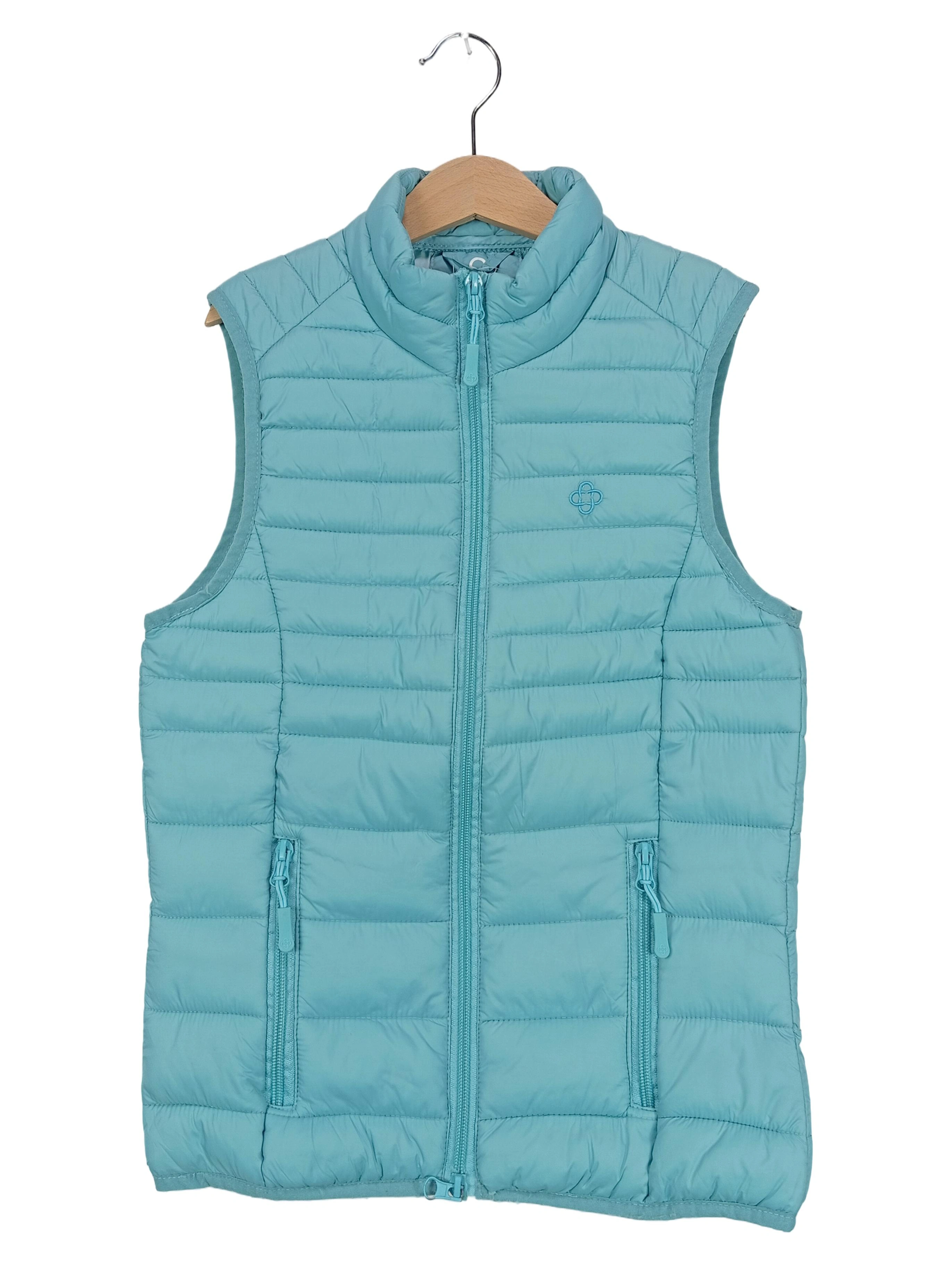 4RIDERS Damen Steppweste Gr. 32 XXS Blau Praktisch Outdoor Sportlich 1