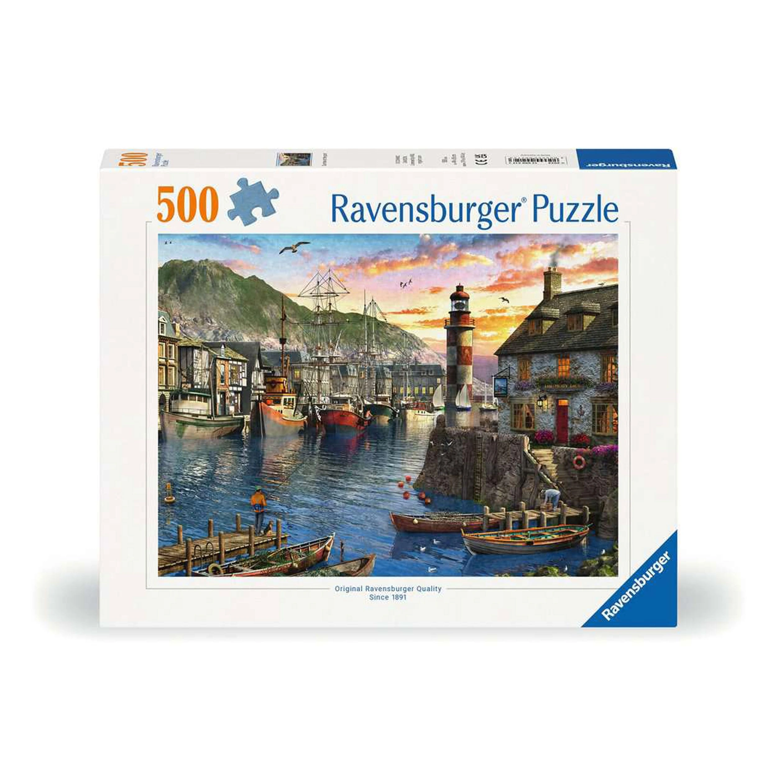 1000-Teile-Puzzle „Ozean-Kunst“ – Buntes Motiv Mit Buch, Segelboot & Fischen