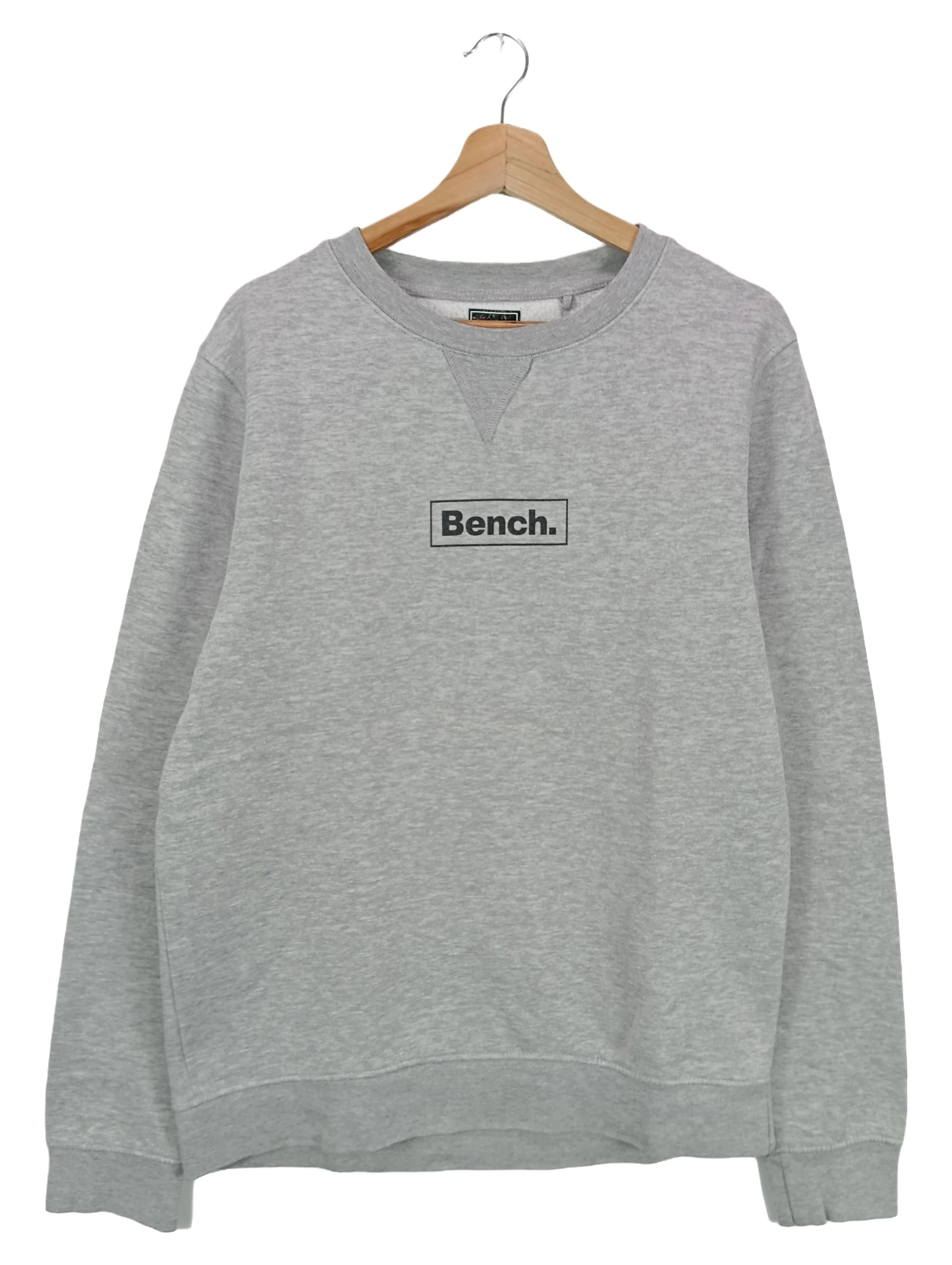 Bench. Herren Pullover Grau Gr. 52/L Sweatshirt Casual Basic Modern 1