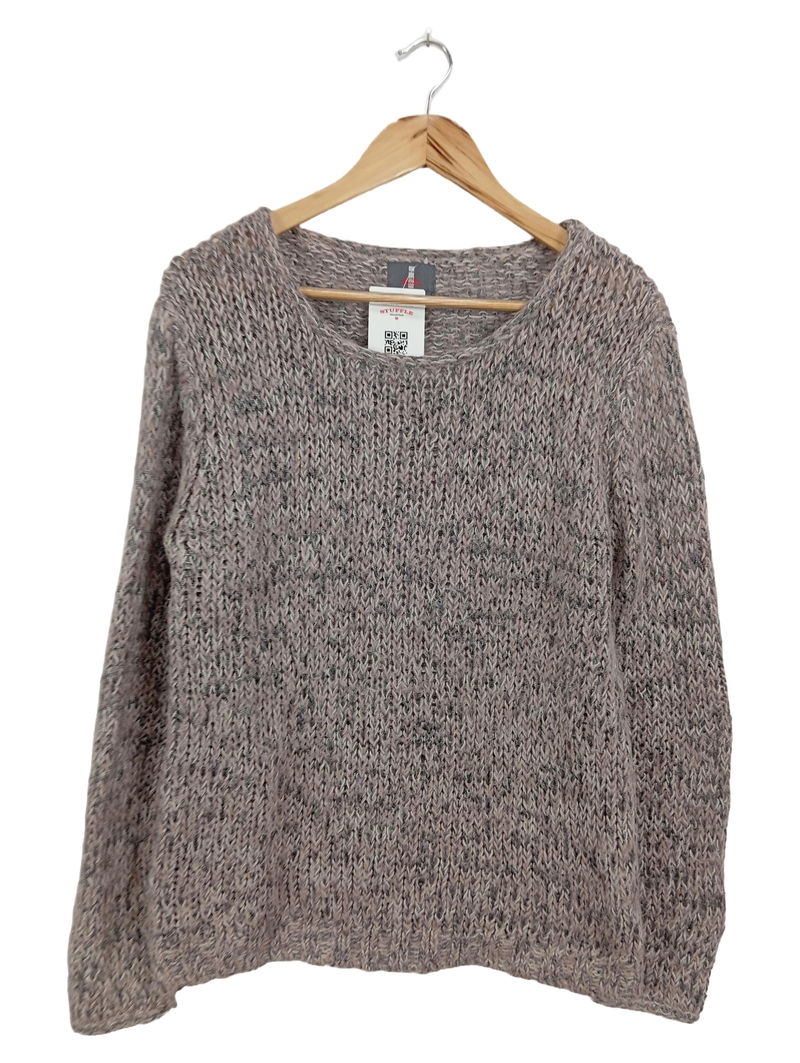 BUFFALO Damen Pullover Grau 38/M Casual Strickpullover 1
