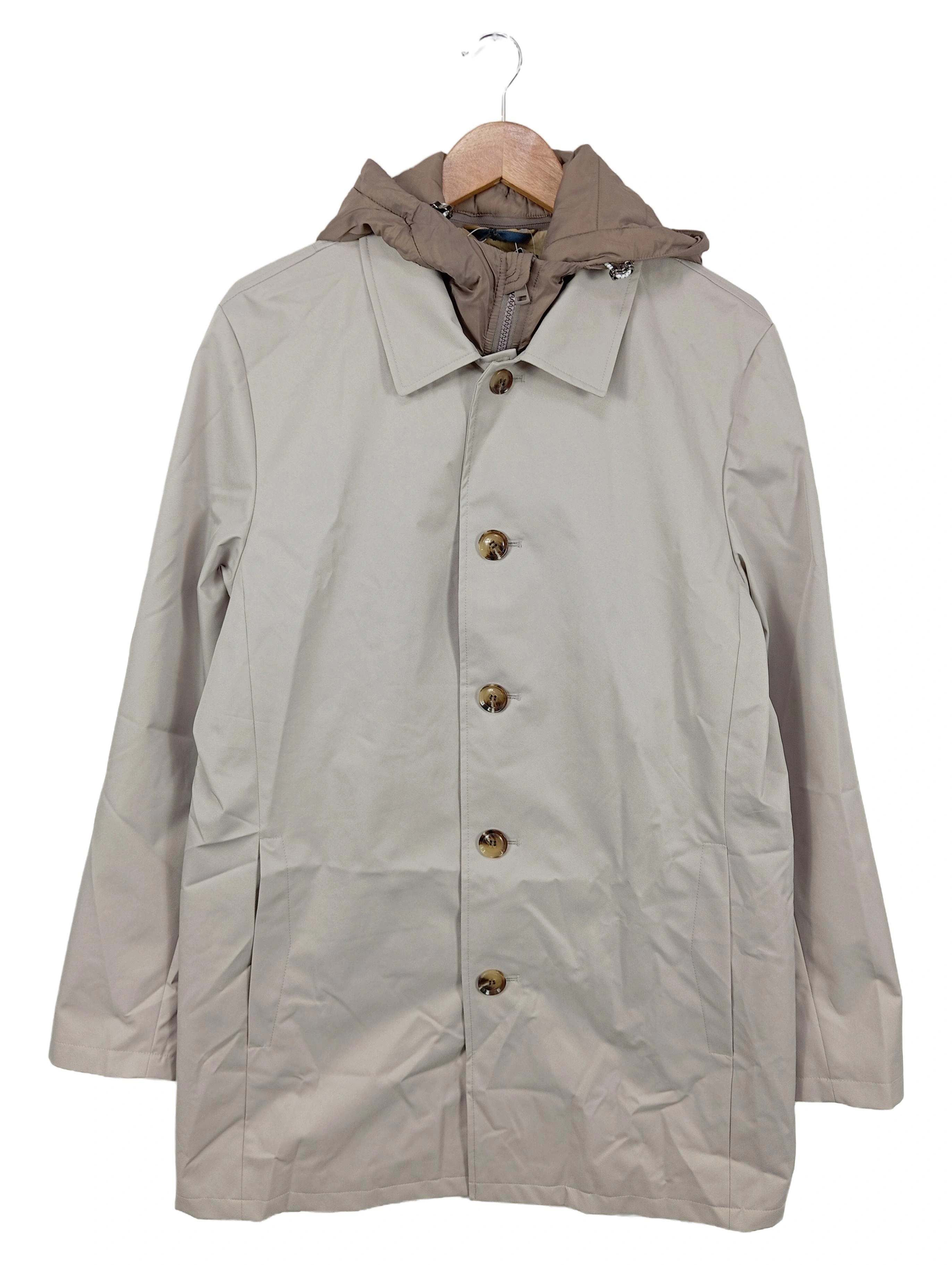 DUFFEL & RUMS Übergangsmantel Herren Gr. 50/L Beige Klassisch Elegant 1