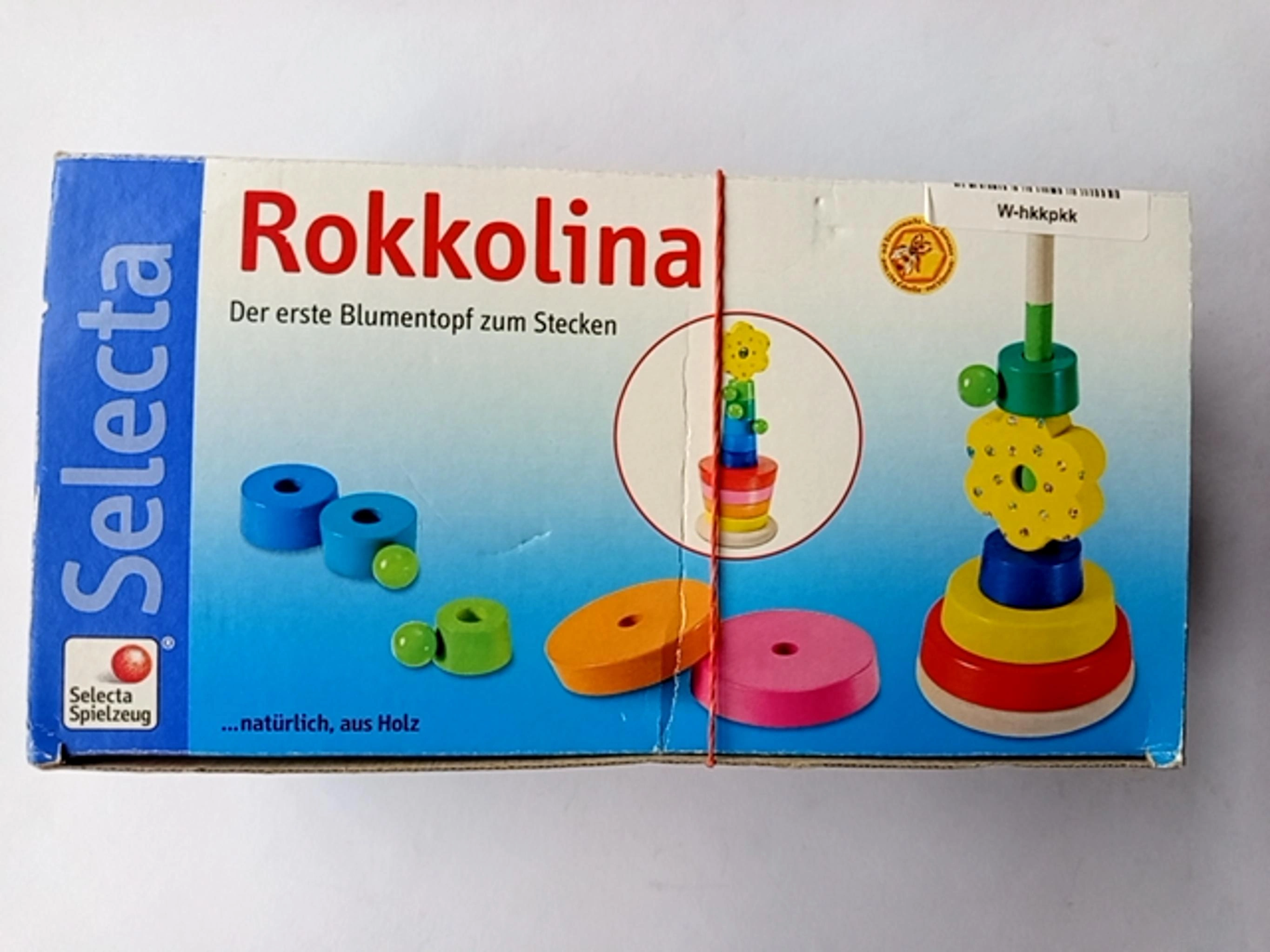 Selecta Rokkolina Motorikspielzeug Holz Stapelturm Blume Mehrfarbig Kinder 1