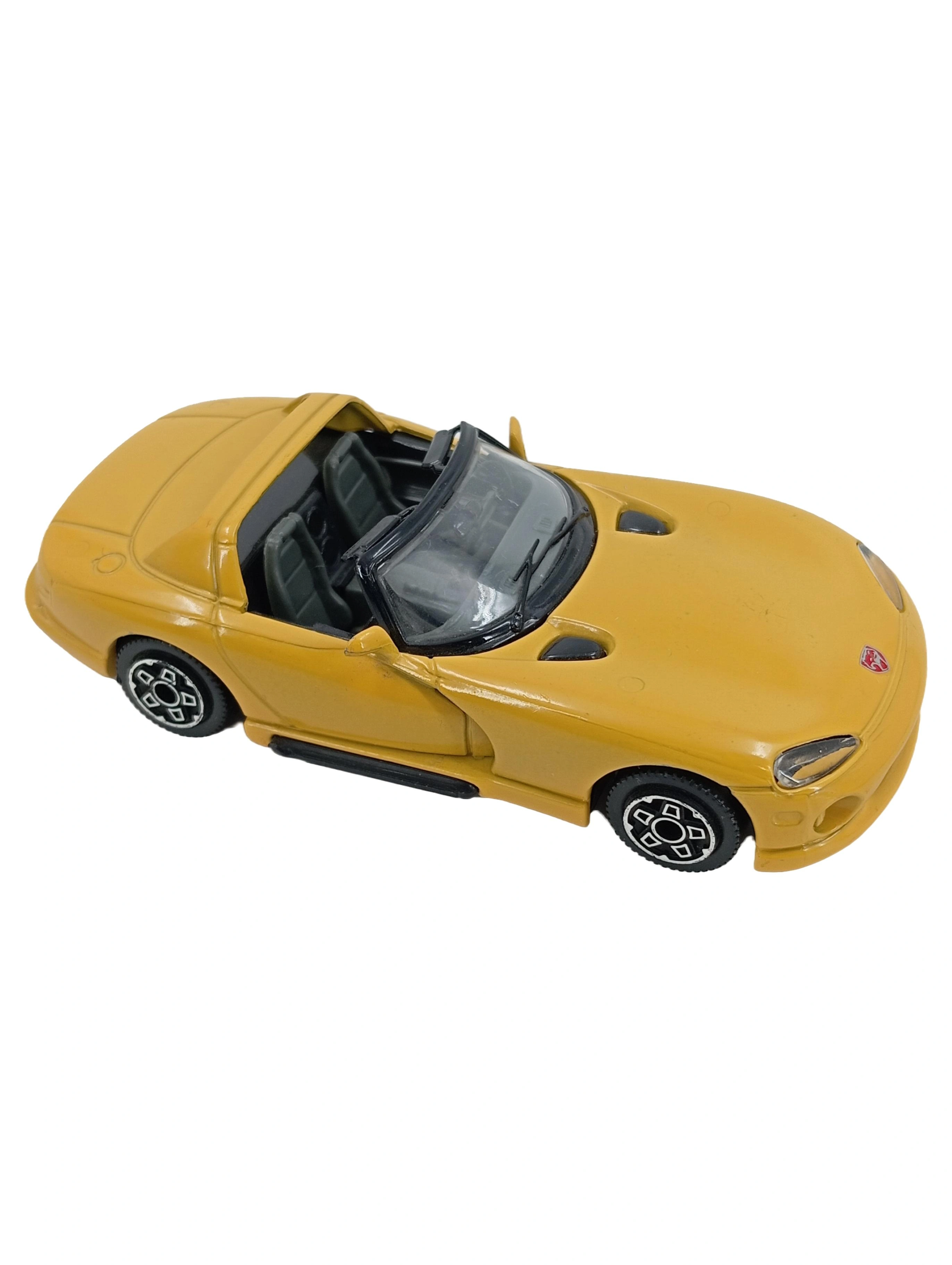 BURAGO Dodge Viper RT/10 Modellfahrzeug Gelb 10cm Metall Spielzeugauto 1