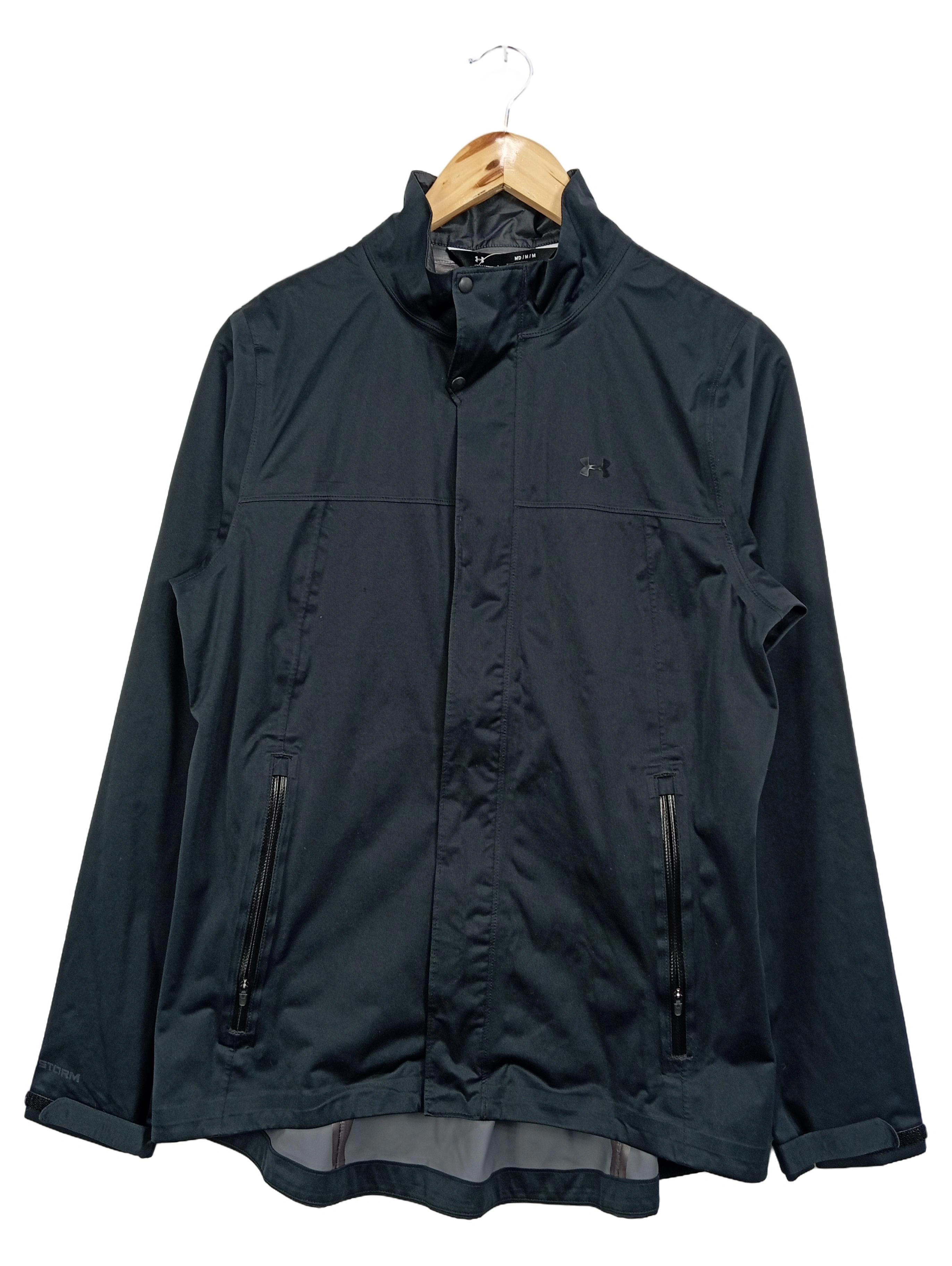 UNDER ARMOUR Giacca Antipioggia Donna Nera Sportiva (IT 42, EU 38