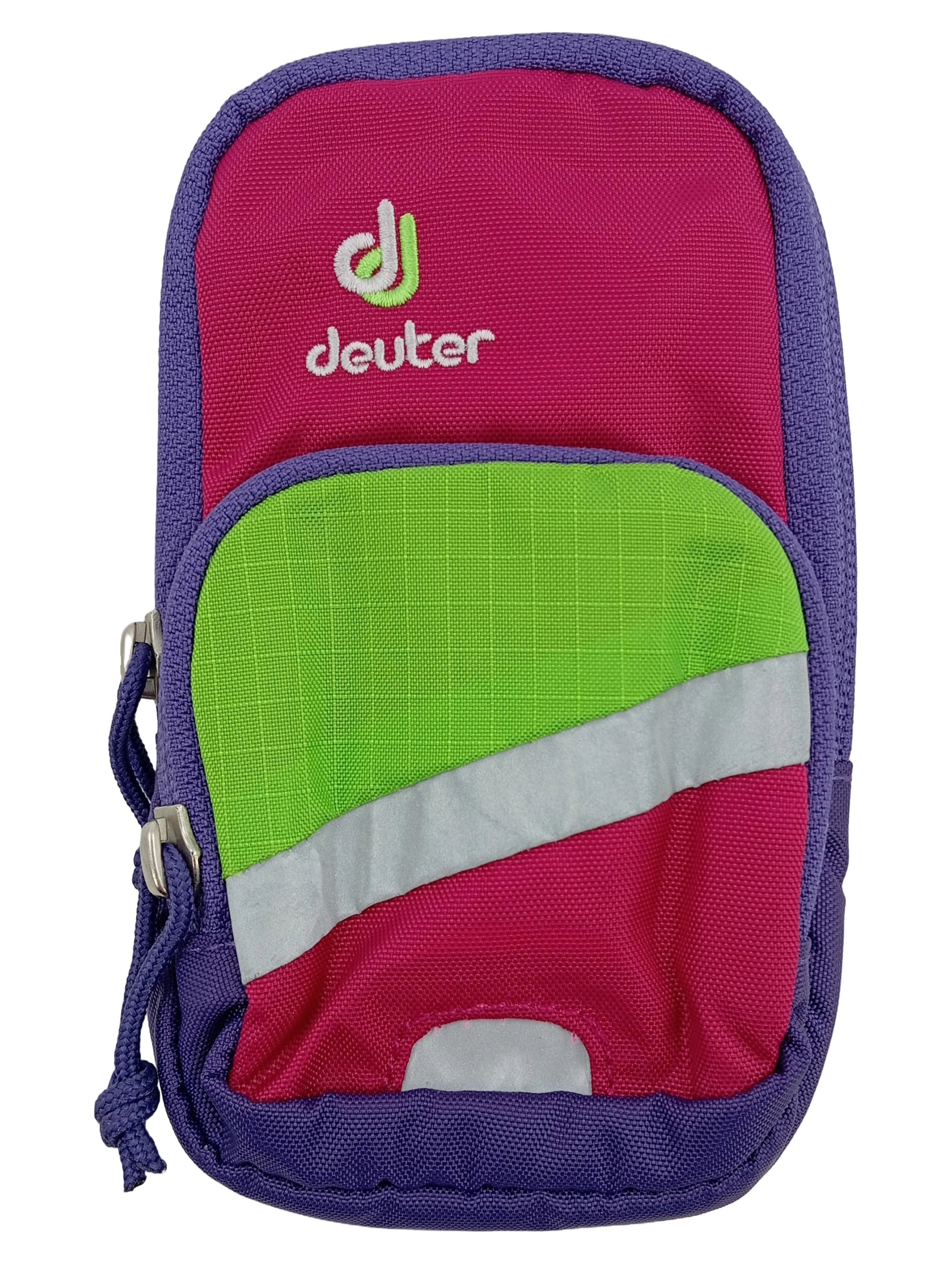DEUTER Fahrradtasche Kinder Mehrfarbig Pink Lila Grün 10x15cm Lenkertasche 1