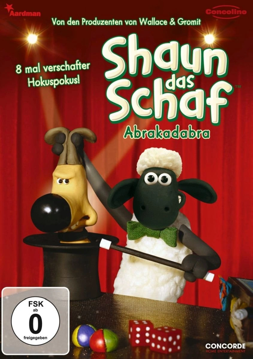 Shaun das Schaf Abrakadabra DVD Kinderfilm Wallace & Gromit FSK 0 1