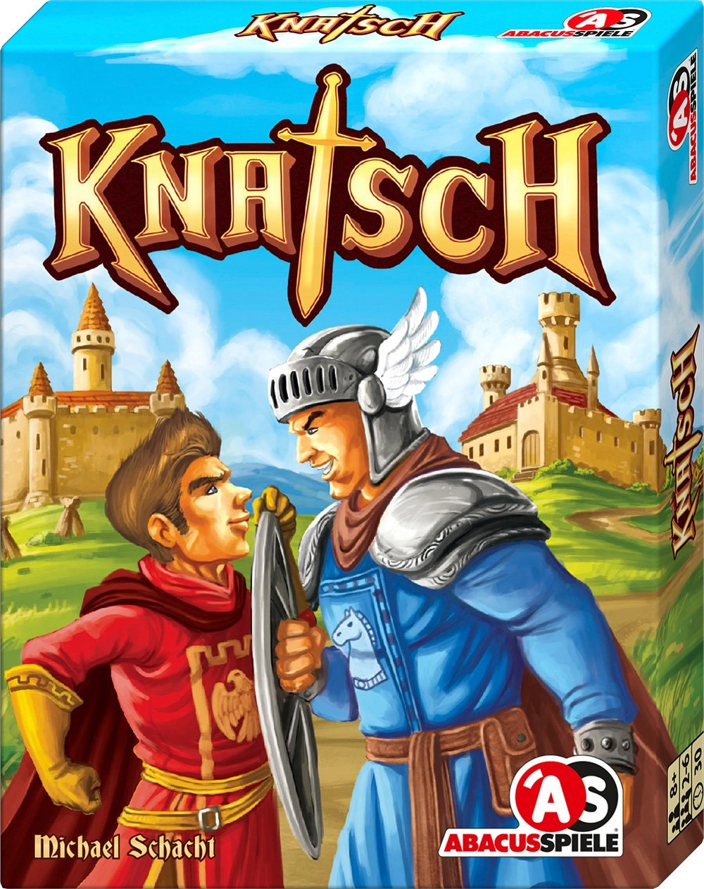 ABACUSSPIELE Knatsch Kartenspiel Mittelalter Ritter Burg Familienspiel 1
