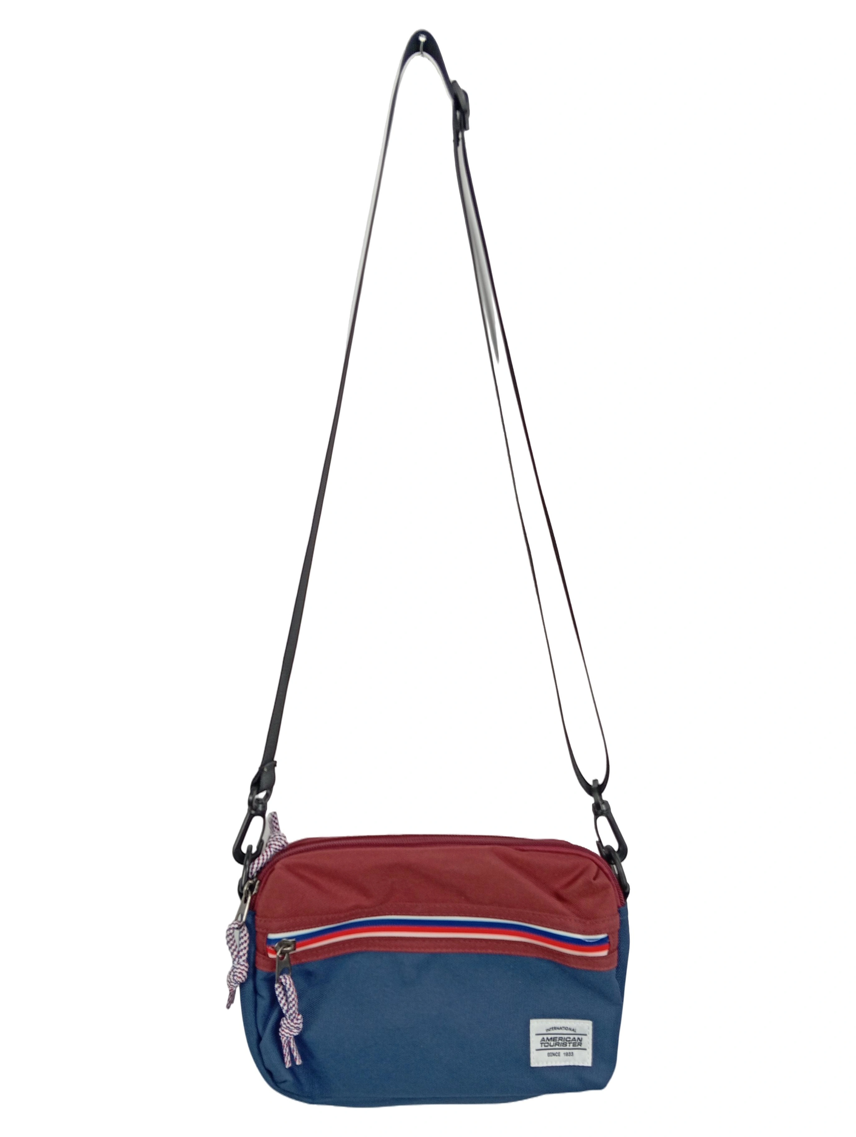 AMERICAN TOURISTER Umhängetasche Utility Bag Blau Casual Herren 24x16cm 1