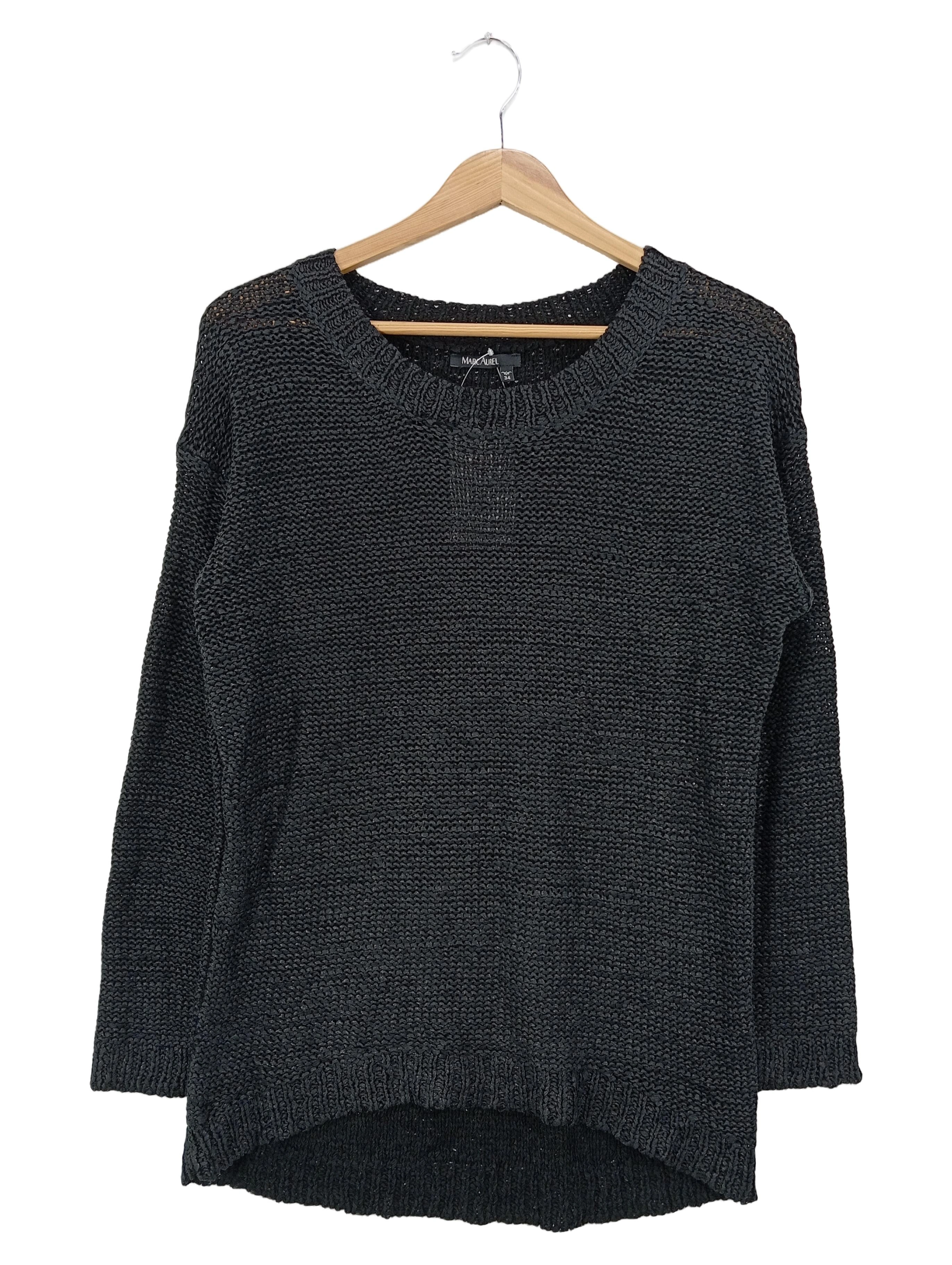 MARC AUREL Damen Pullover Gr. 34 Schwarz Casual Strick 1