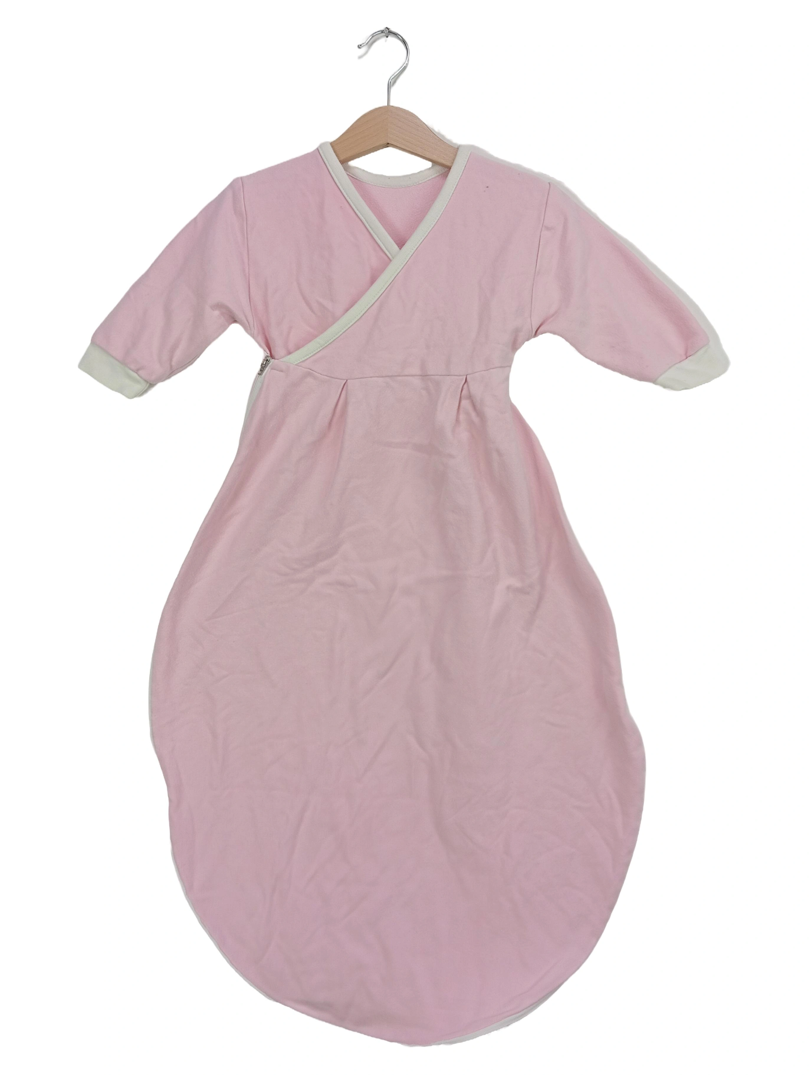 ALVI Baby Schlafsack Gr. 80 Rosa 100% Baumwolle Wickelschlafsack 1