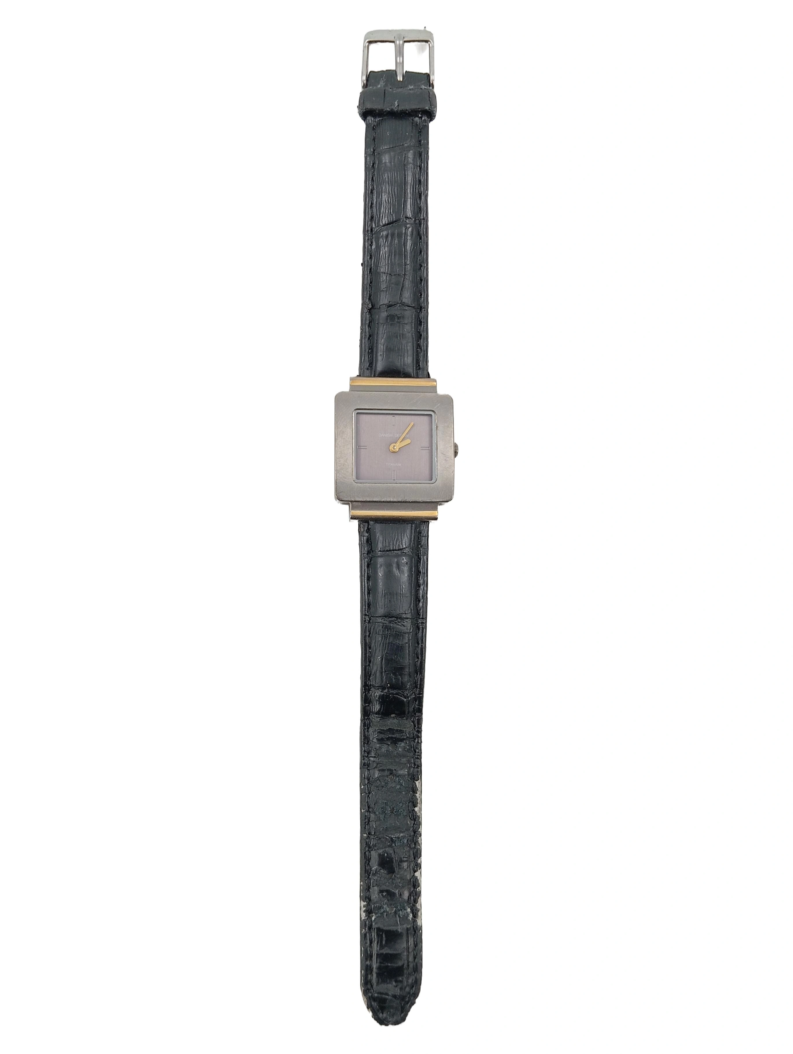 DANISH DESIGN IV23Q293 Damen Armbanduhr Grau Leder Klassisch Ø24mm 1