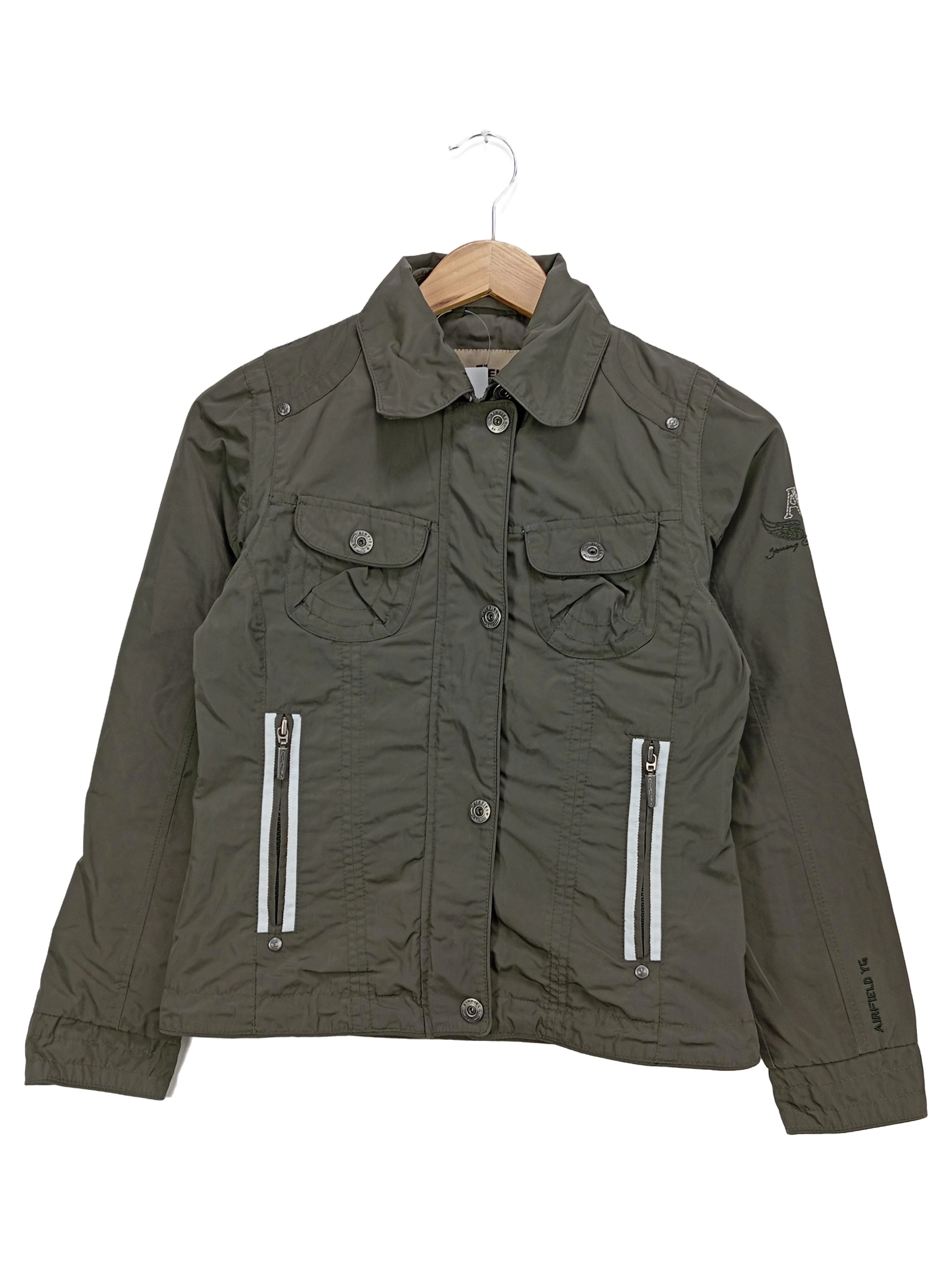 AIRFIELD Kinder Leichte Jacke Gr. 146 Braun Casual Übergangsjacke 1