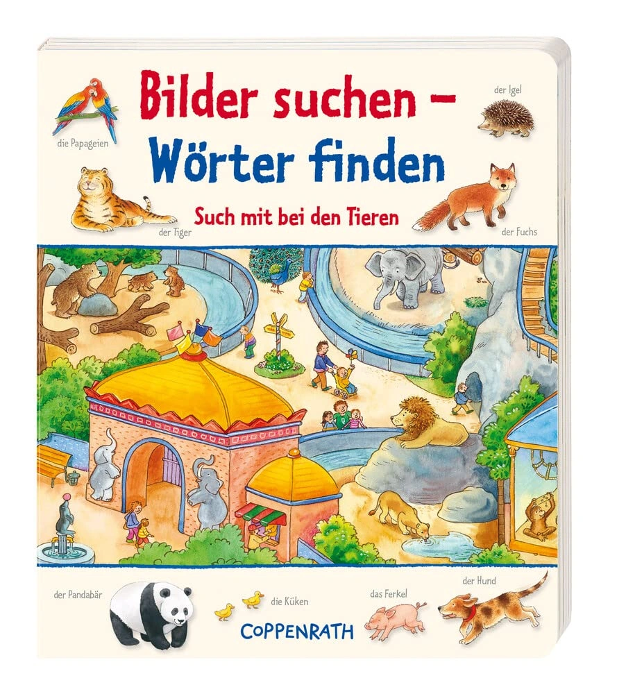 Coppenrath Activity Buch Bilder suchen Wörter finden Tiere Kinderbuch Mehrfarbig 1