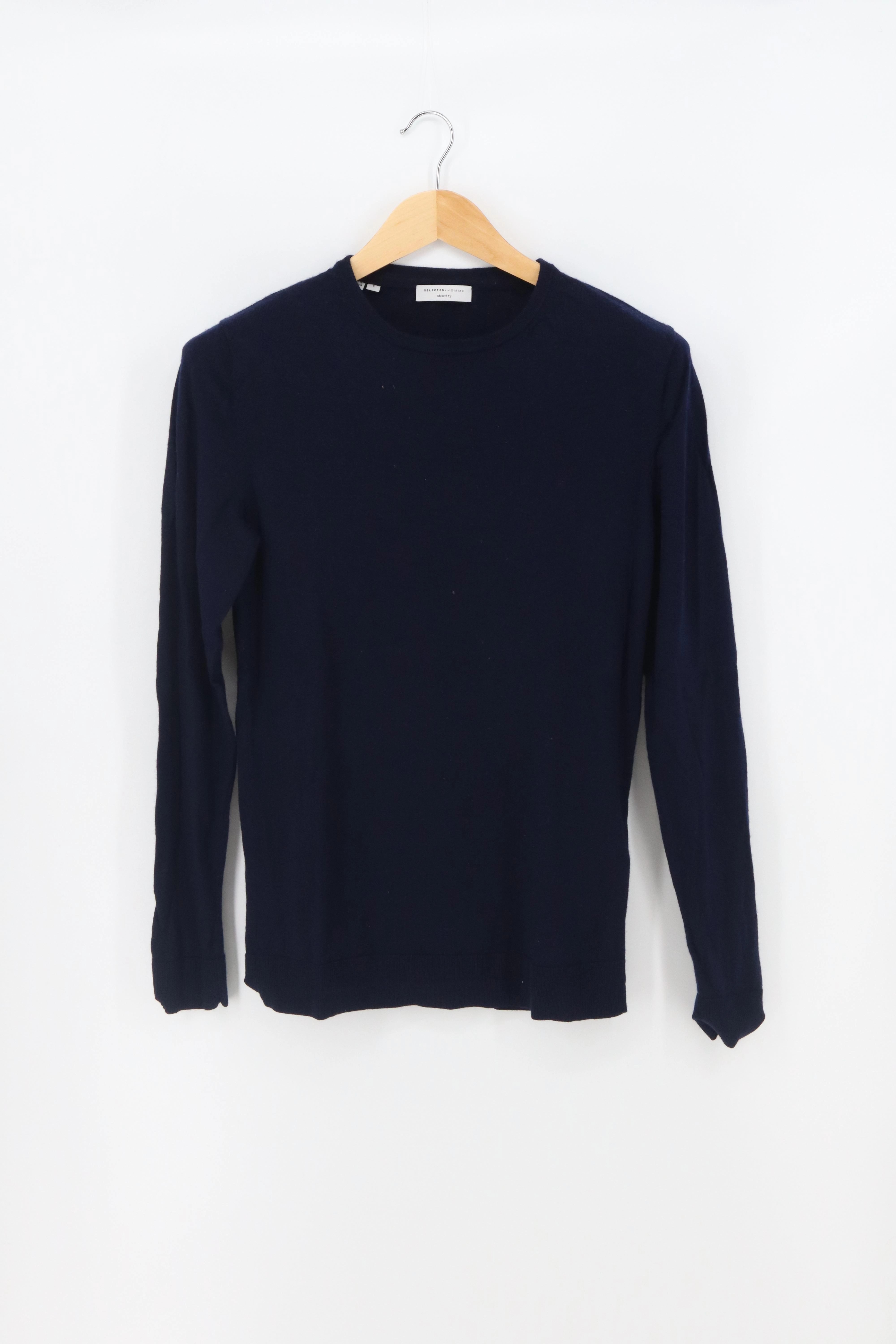 Selected Homme Herren Pullover Blau Gr. 46/S Casual 1
