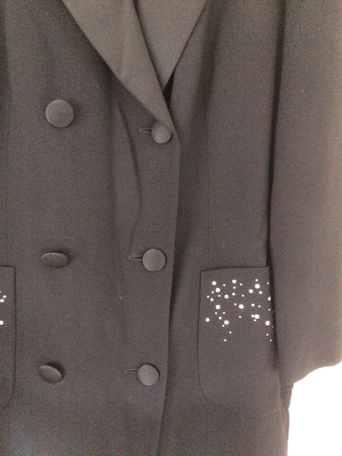 Antonette Franz Haushofer Damen Mantel Gr. 42/XL Schwarz Elegant 3