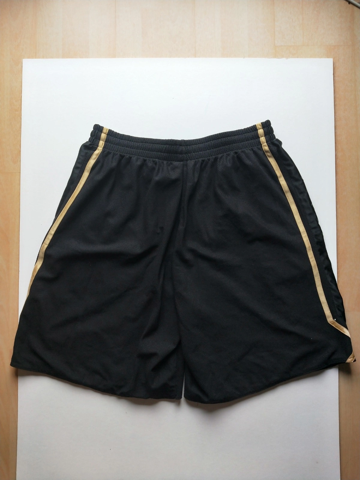 AND1 Herren Basketball Shorts Schwarz Gold Gr. 3XL Sport Hose 5