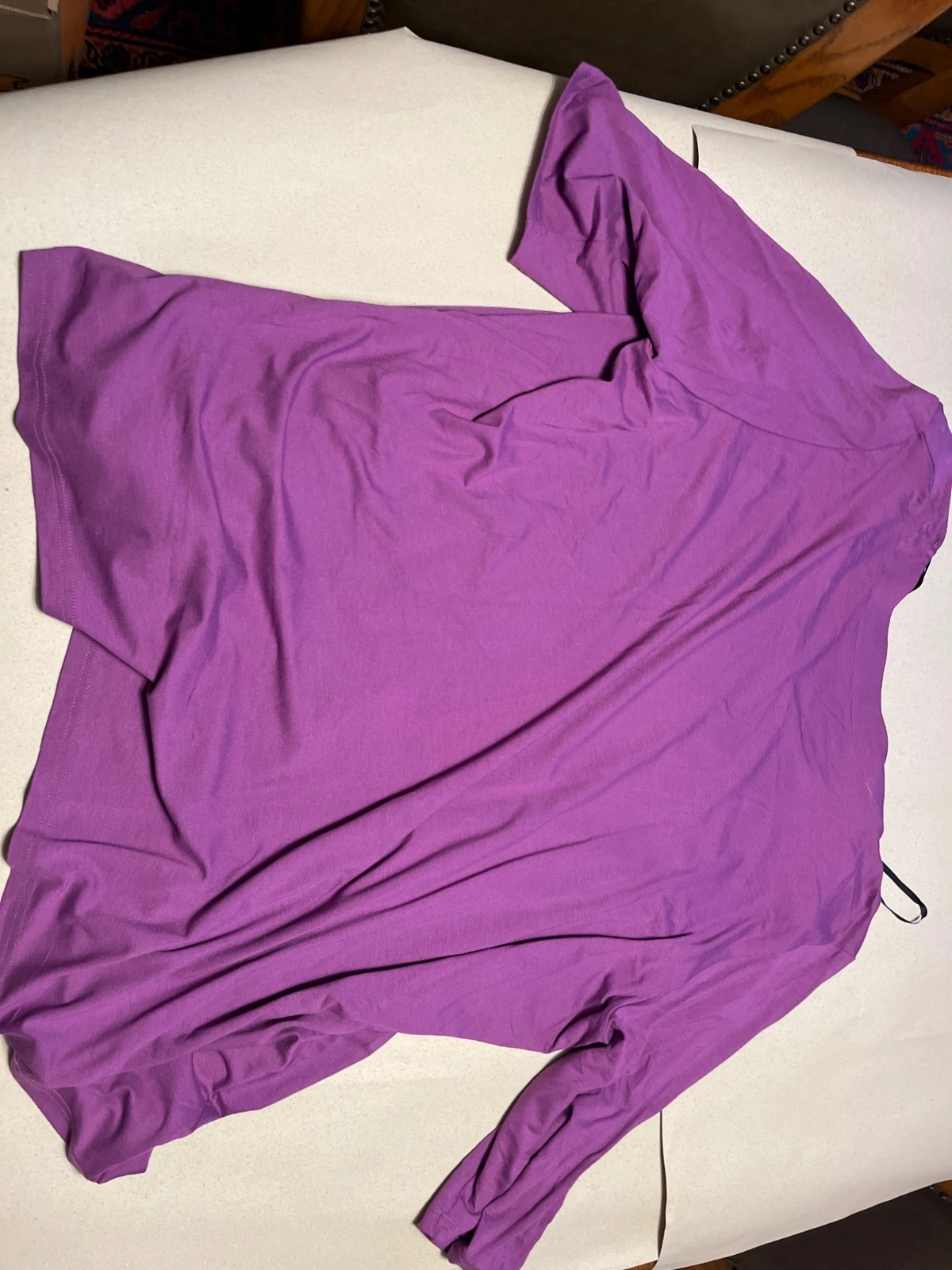 SELECTION by Ulla Popken Damen Twin Set Gr. 56/3XL Lila Blumenmuster Modern 6