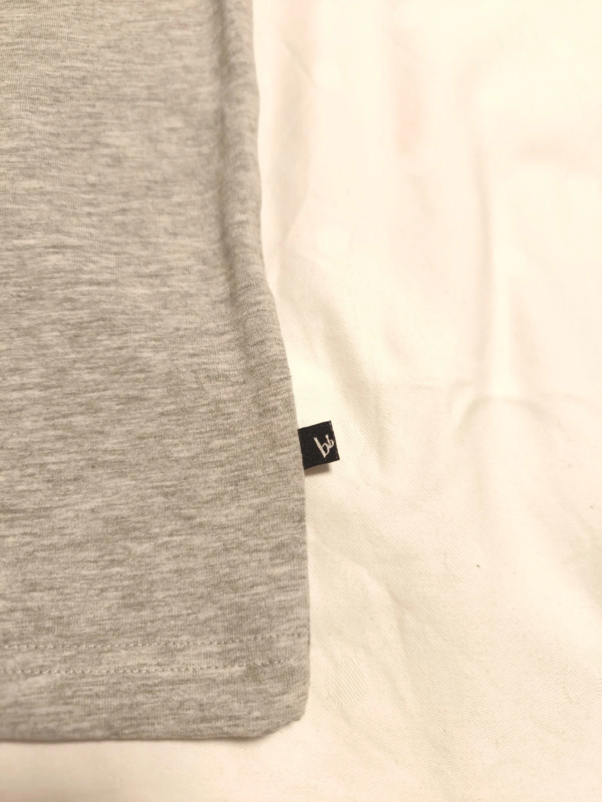 Bruno Banani Herren T-Shirt Gr. L Grau Meliert Basic Kurzarm Baumwolle 8