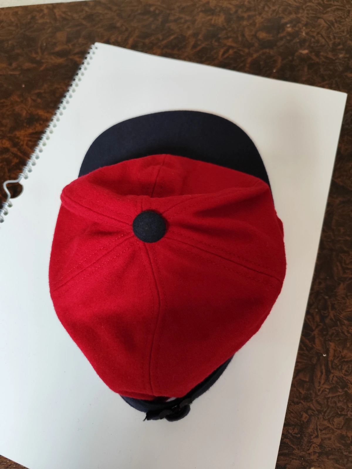 Capo Baseball Cap Wolle Rot Blau One Size Outdoor Mütze Kappe 7