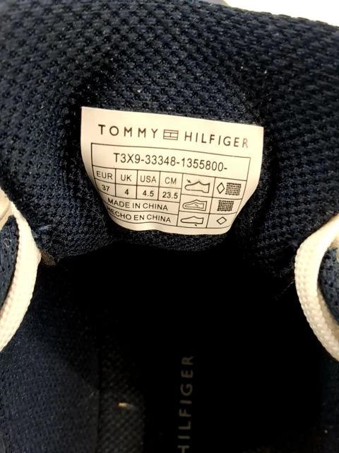 Tommy Hilfiger Sneaker Low Kinder Gr. 37 Blau Weiß Freizeitschuhe 2