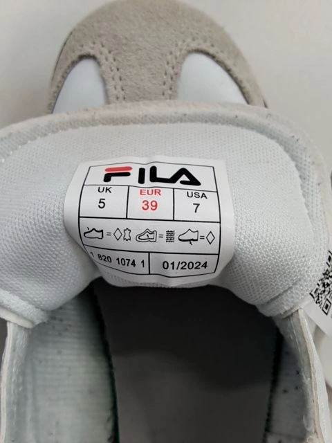 FILA Sneaker Low Herren Weiß Leder Retro Schnürung Gr. 39 Freizeit 6