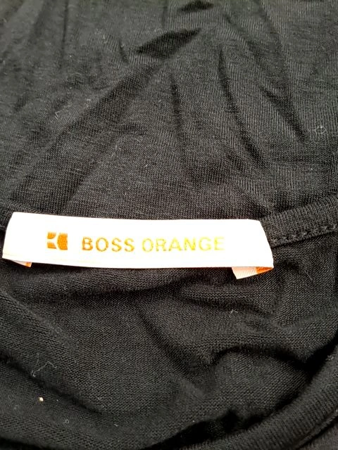 BOSS Orange Damen Trägerkleid Sommerkleid Schwarz Gr. 36/S Viskose 3