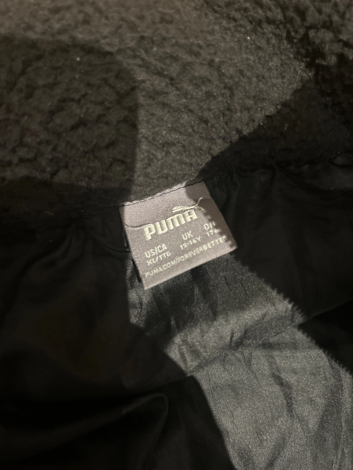 PUMA Steppjacke Kinder Winterjacke Schwarz Gr. 176 Puffer Jacke 4