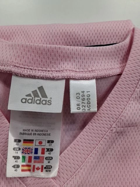 Adidas Damen Sport Shirt Gr. 40/L Rosa Schwarz Funktionsshirt 10