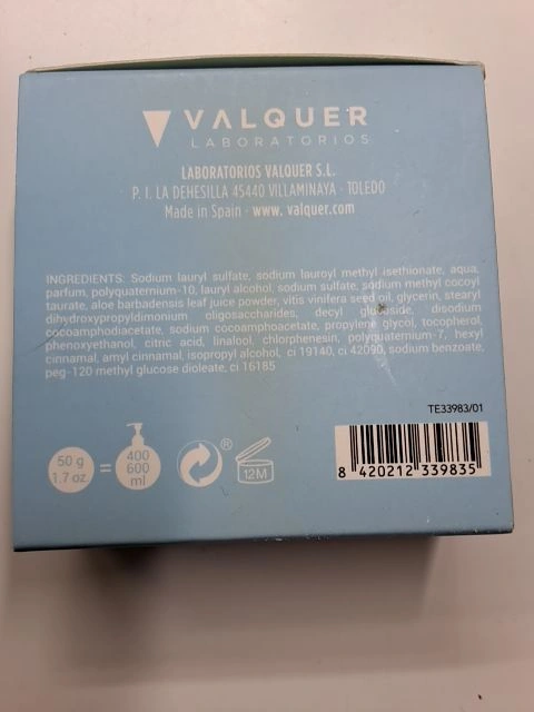Valquer Sky Solid Shampoo Normal Hair Festes Shampoo 50g 7